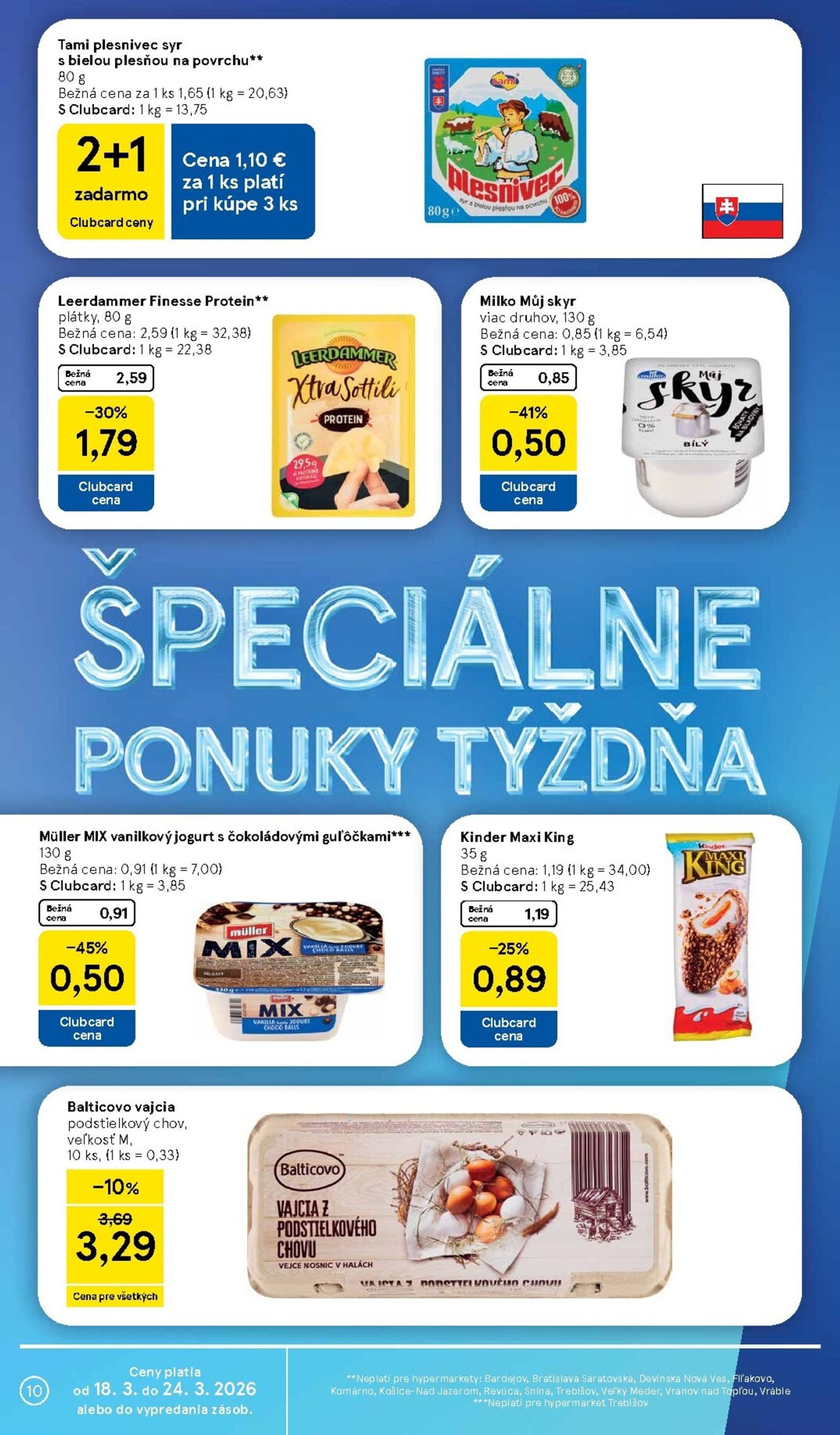Page 10 of Aktuálny tesco leták platný od stredy 18.03 do 24.03