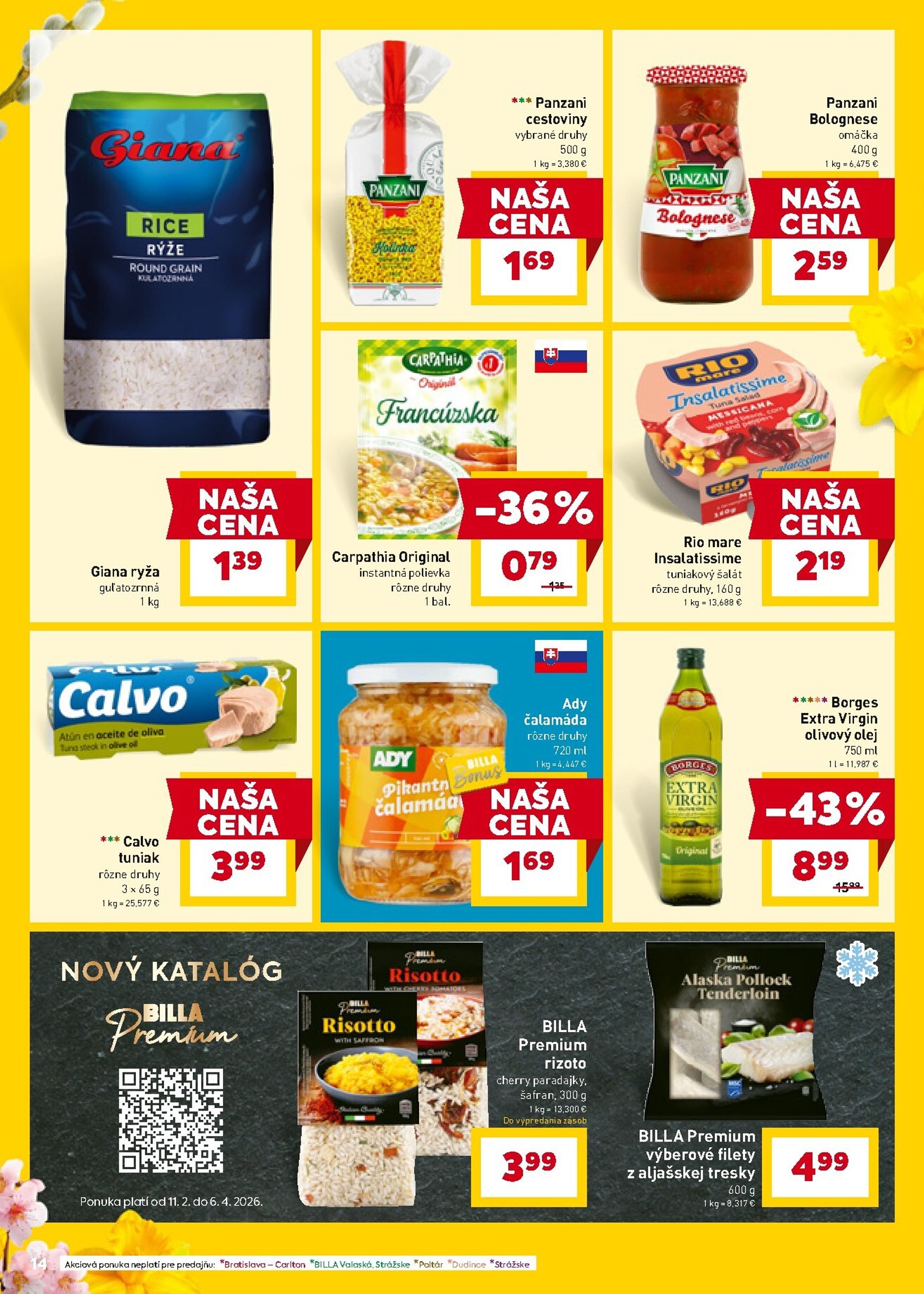 Page 14 of Aktuálny billa leták platný od stredy 18.03 do 24.03