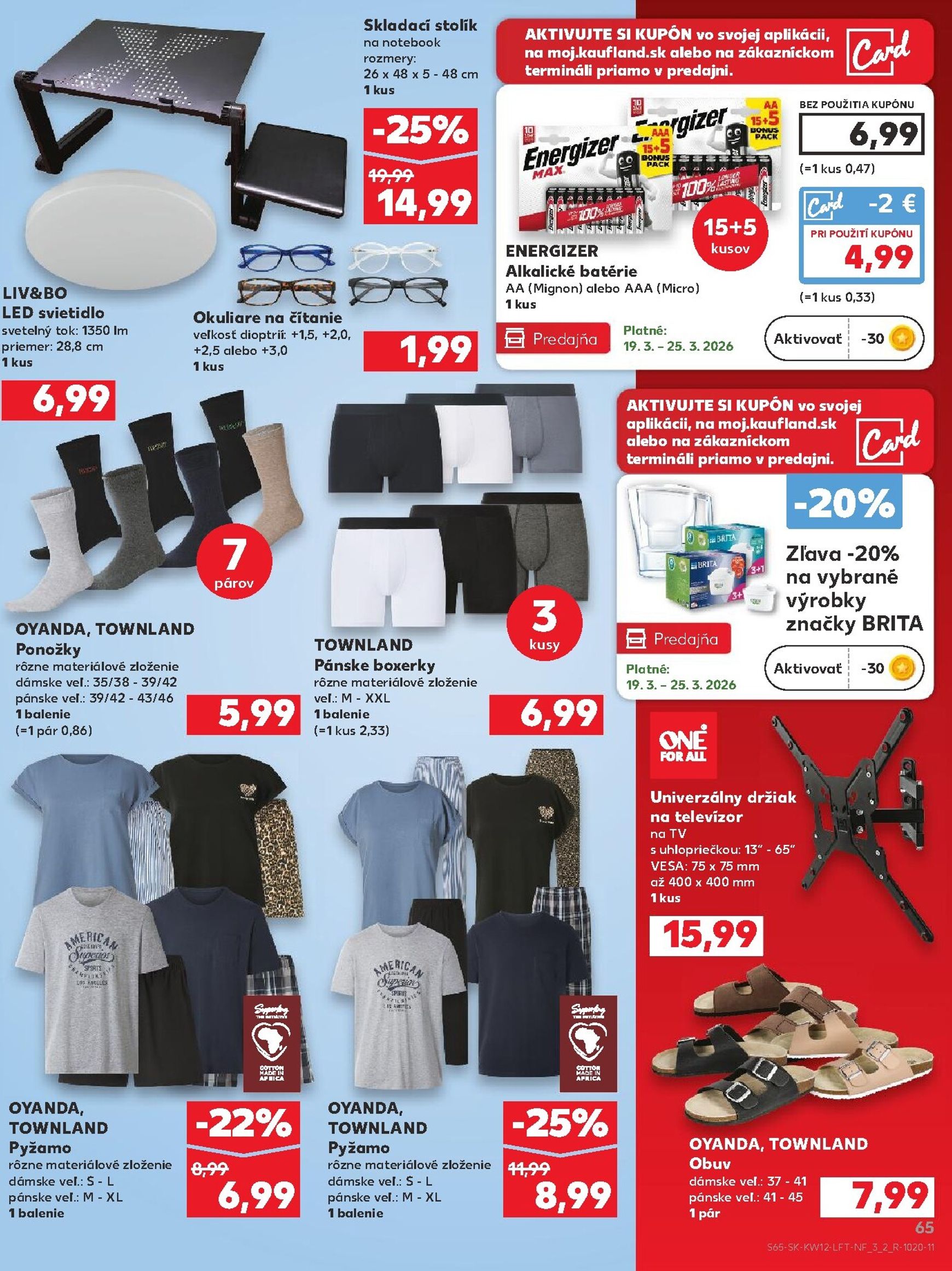 Page 65 of Aktuálny kaufland leták platný od štvrtka 19.03 do 25.03