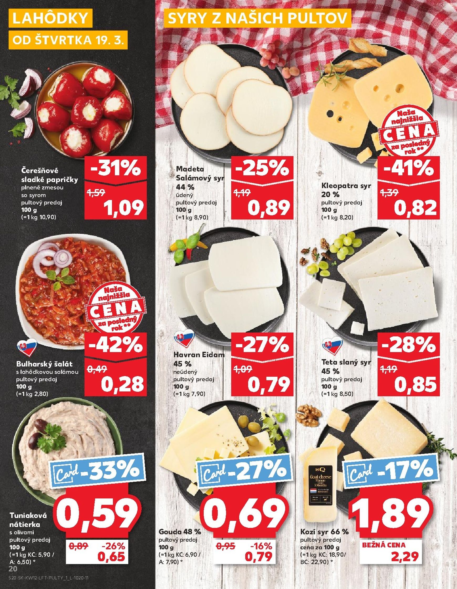 Page 20 of Aktuálny kaufland leták platný od štvrtka 19.03 do 25.03