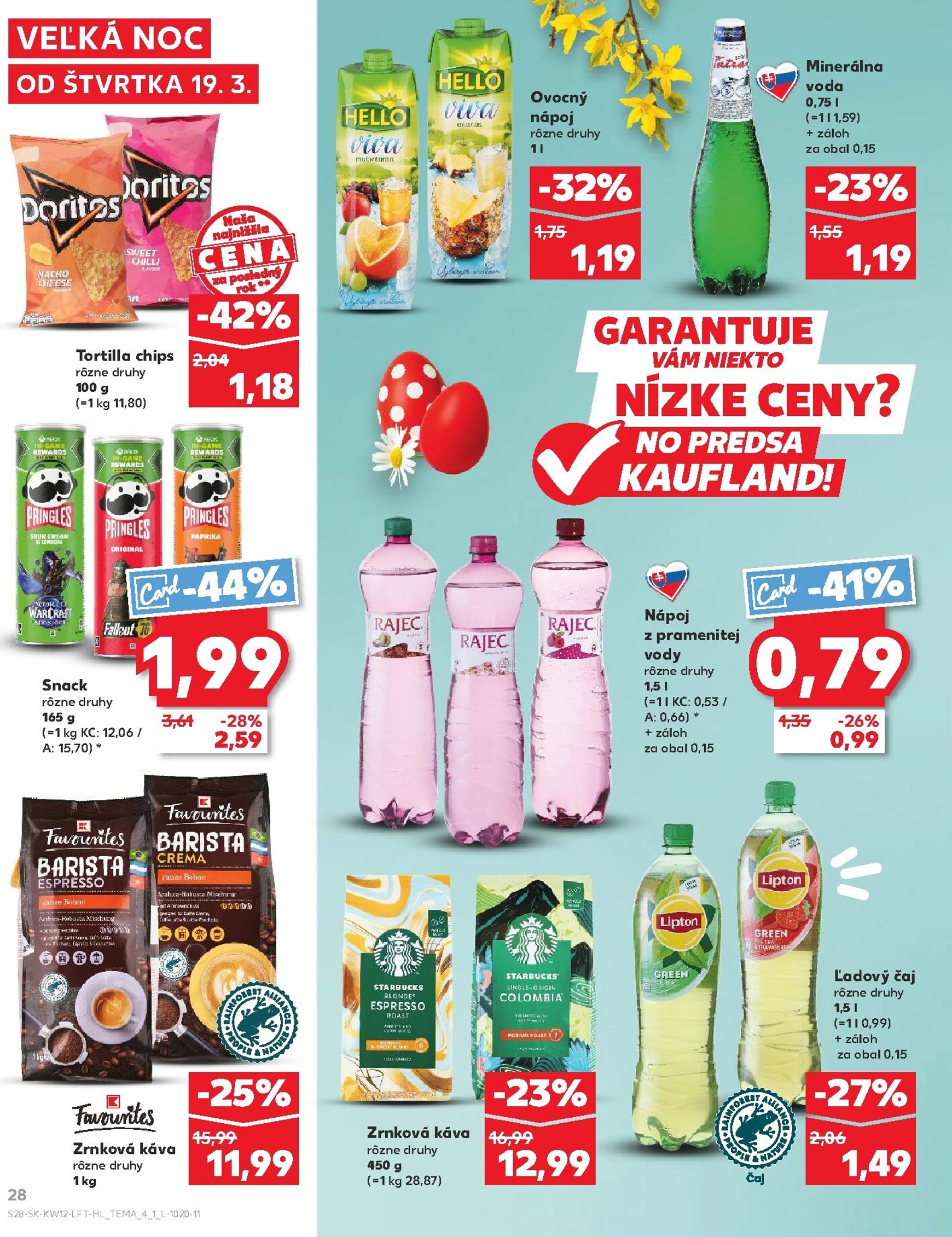 Page 28 of Aktuálny kaufland leták platný od štvrtka 19.03 do 25.03