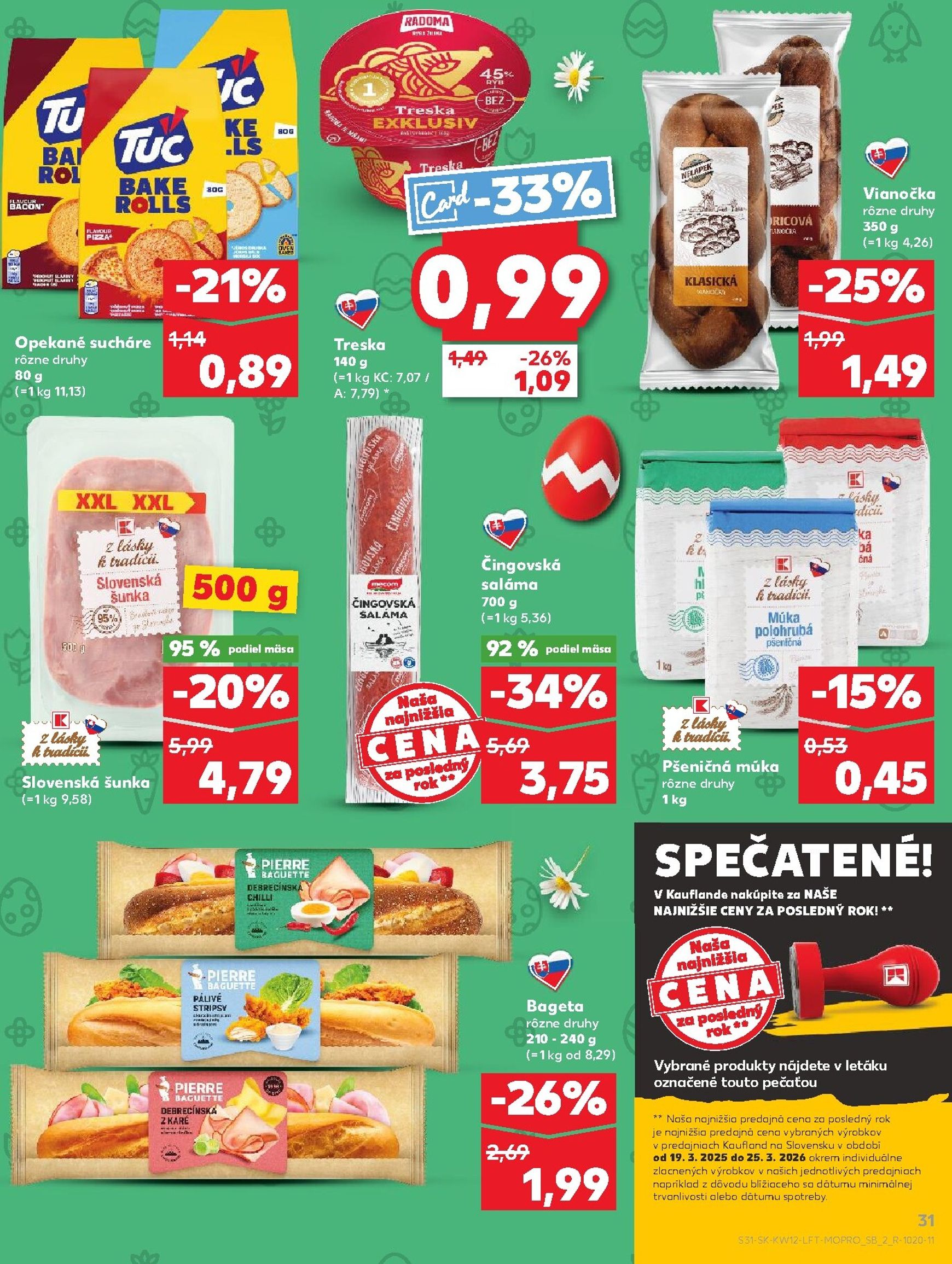 Page 31 of Aktuálny kaufland leták platný od štvrtka 19.03 do 25.03