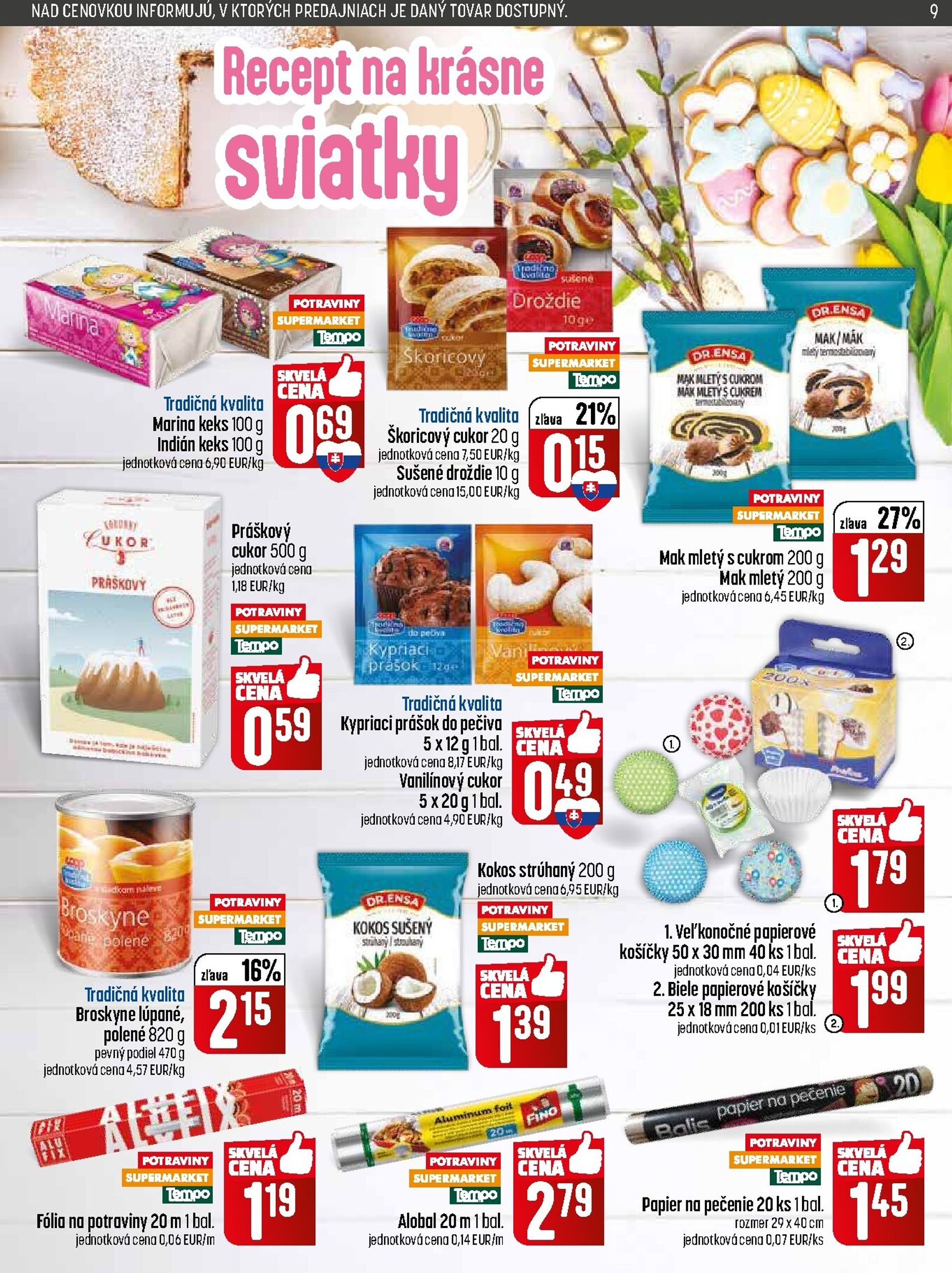 Page 9 of Aktuálny coop-jednota leták platný od štvrtka 19.03 do 25.03