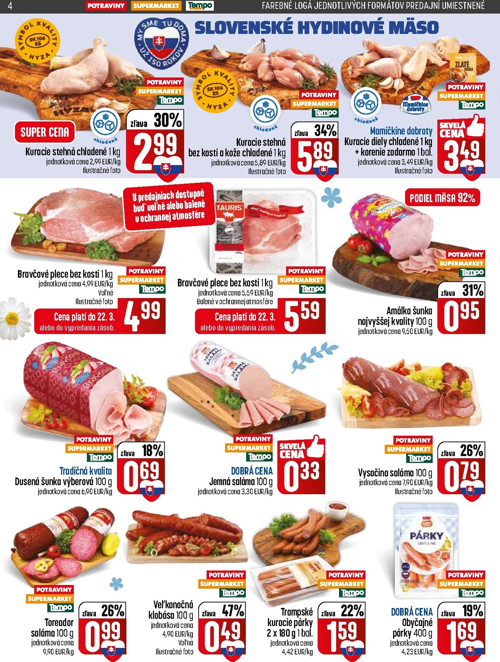 Page 4 of Aktuálny coop-jednota leták platný od štvrtka 19.03 do 25.03