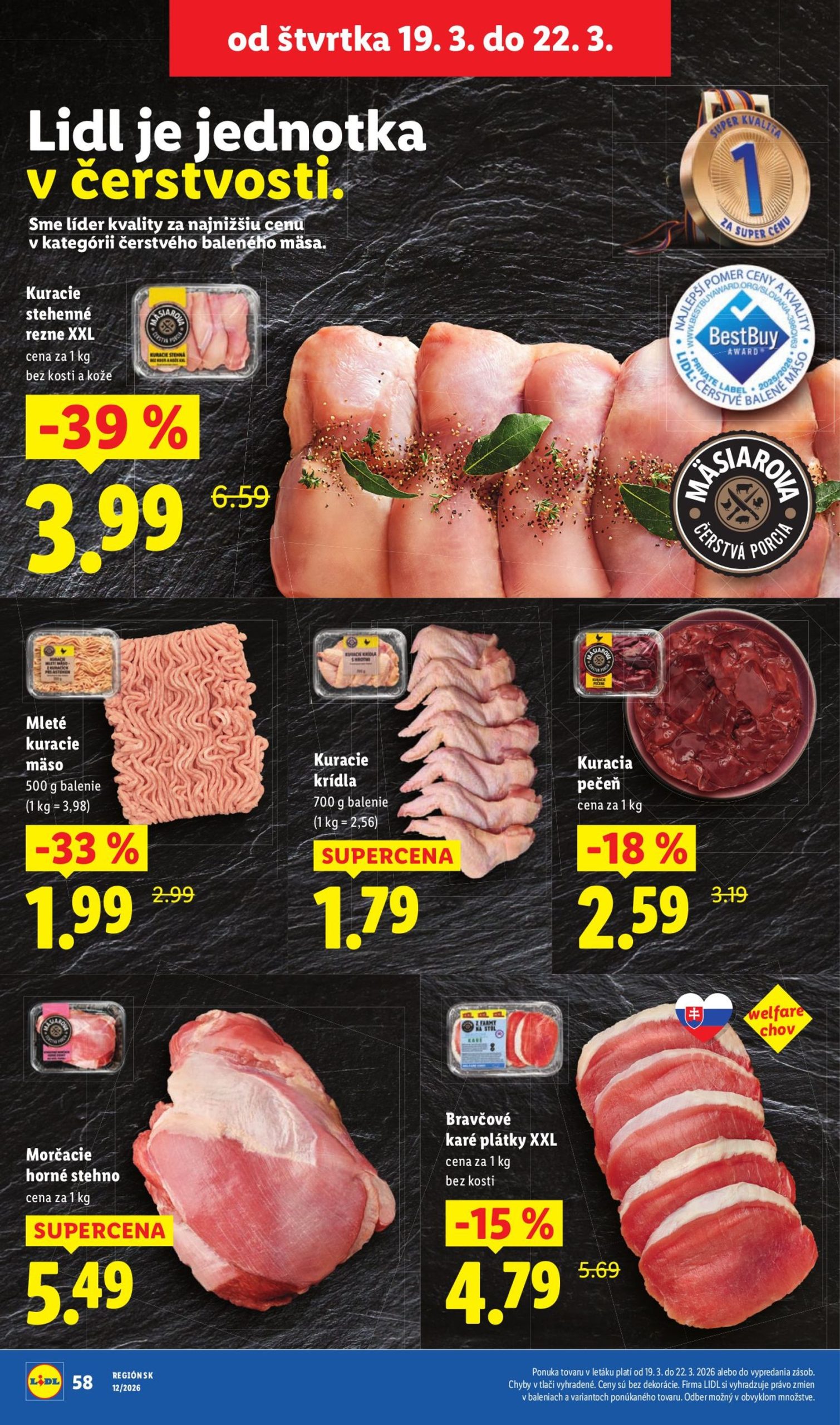 Page 12 of Aktuálny lidl leták platný od štvrtka 19.03 do 22.03