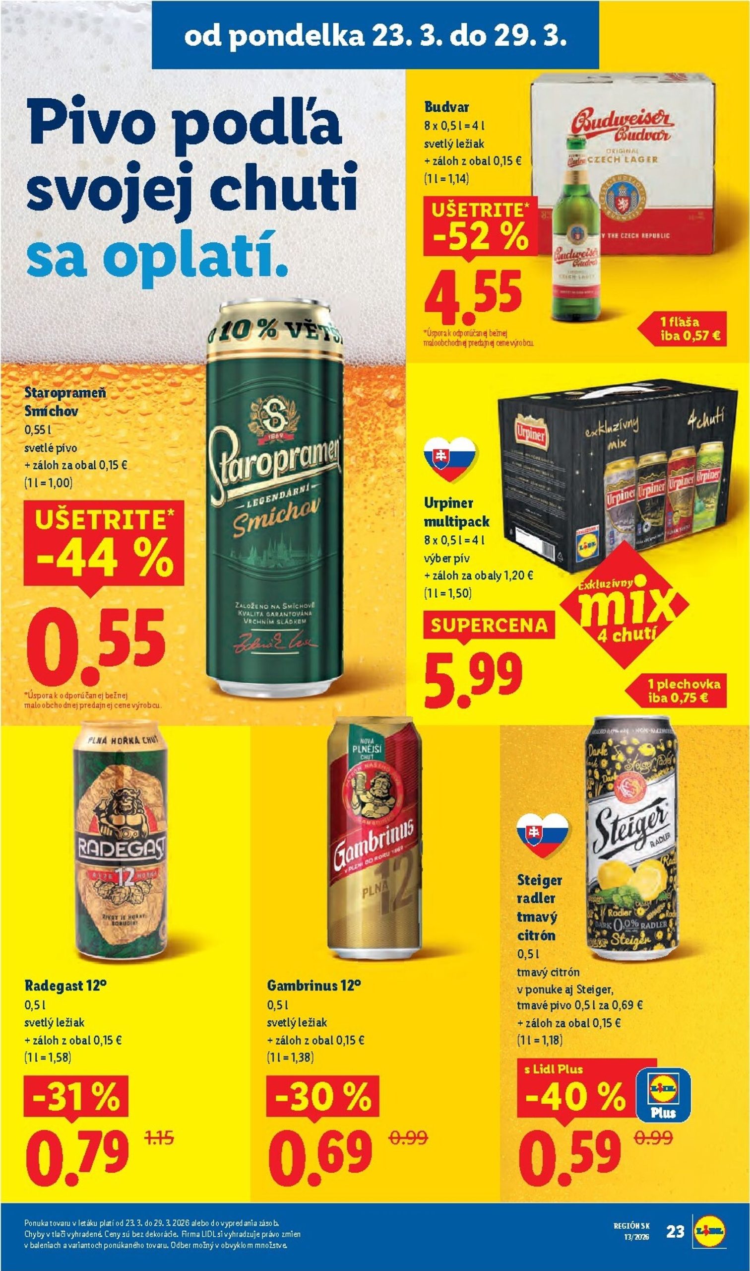 Page 30 of Aktuálny lidl leták platný od pondelka 23.03 do 29.03