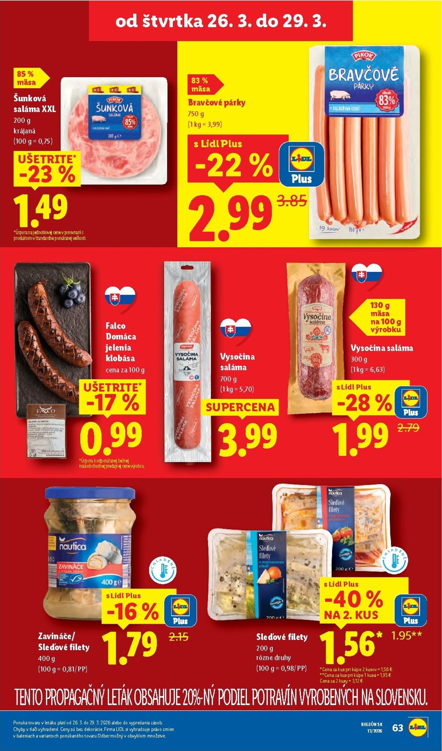 Page 73 of Aktuálny lidl leták platný od pondelka 23.03 do 29.03