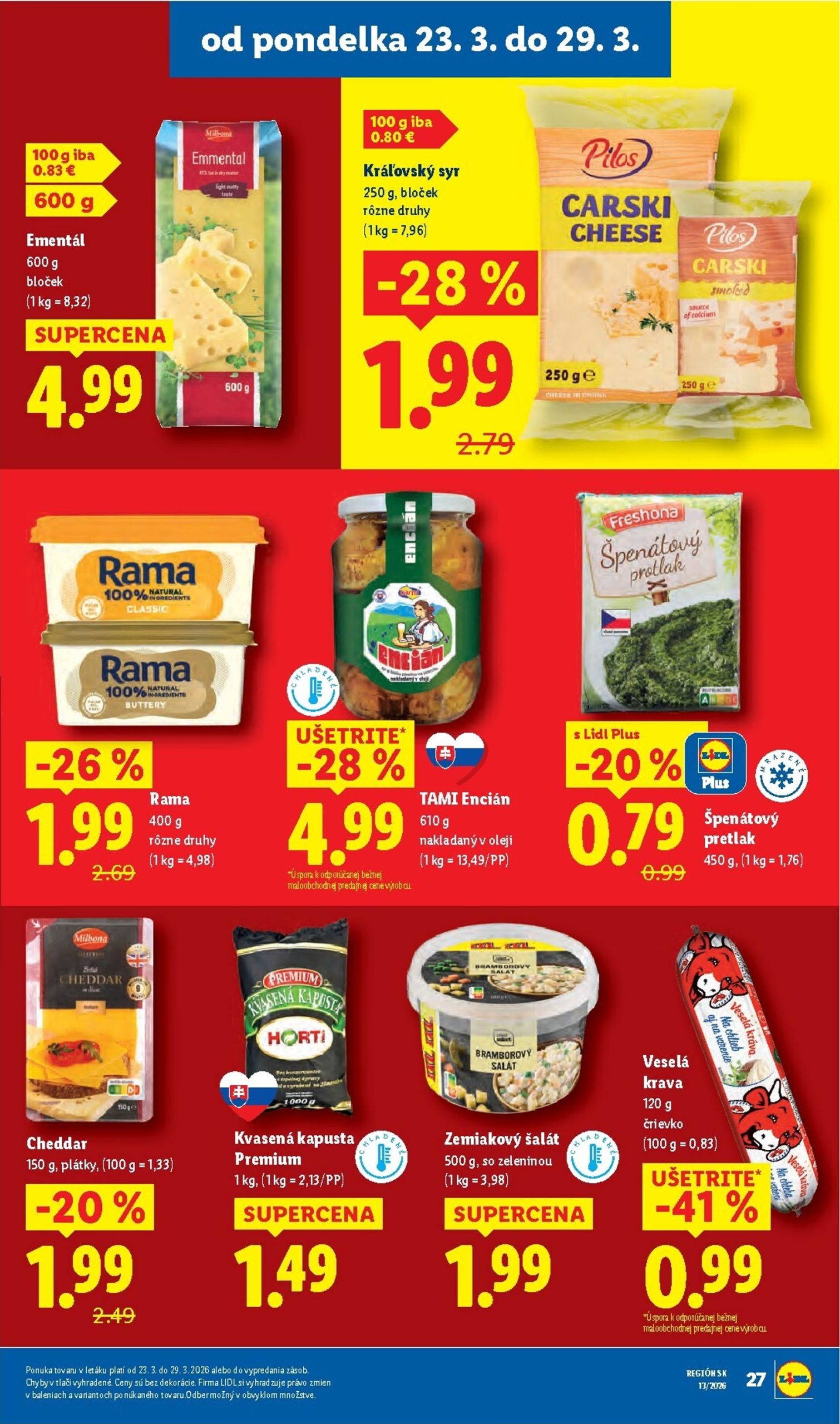 Page 33 of Aktuálny lidl leták platný od pondelka 23.03 do 29.03