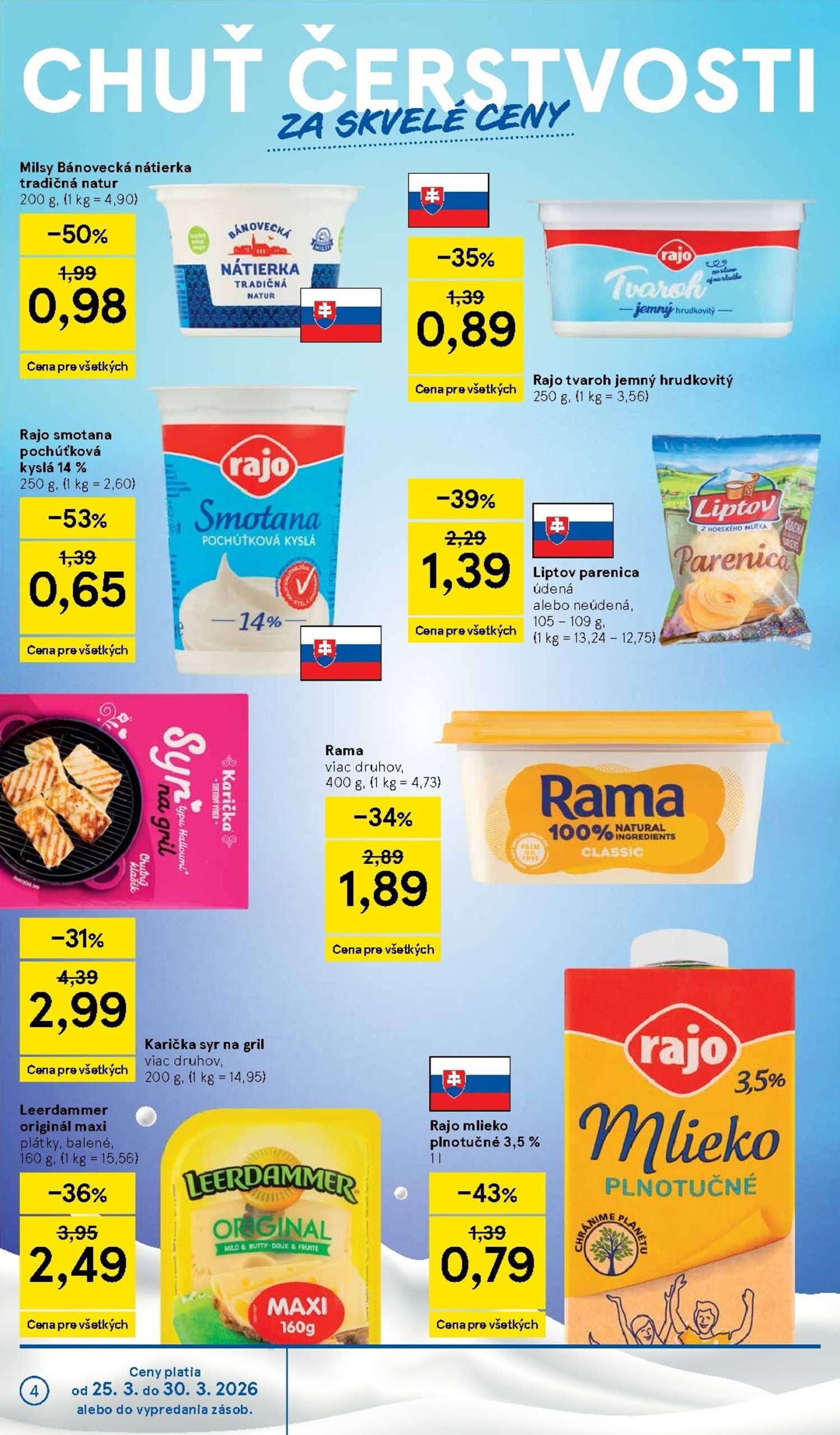 Page 4 of Aktuálny tesco leták platný od stredy 25.03 do 30.03