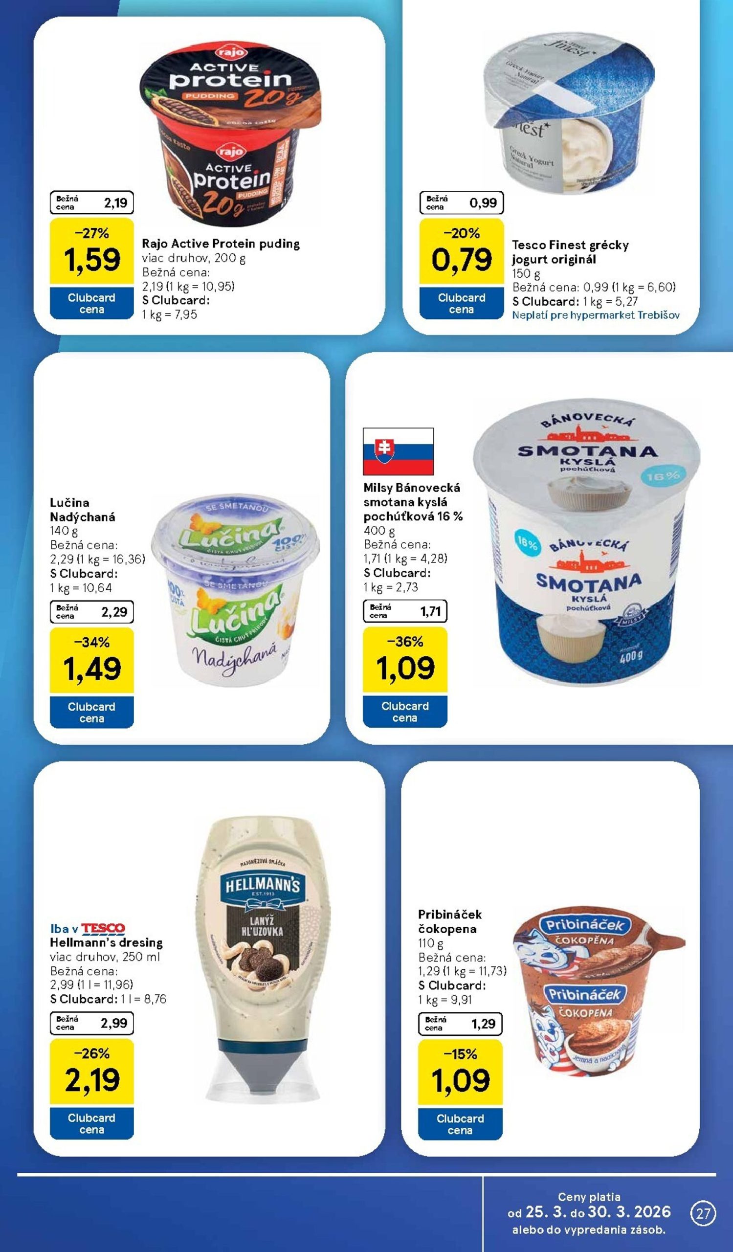 Page 27 of Aktuálny tesco leták platný od stredy 25.03 do 30.03