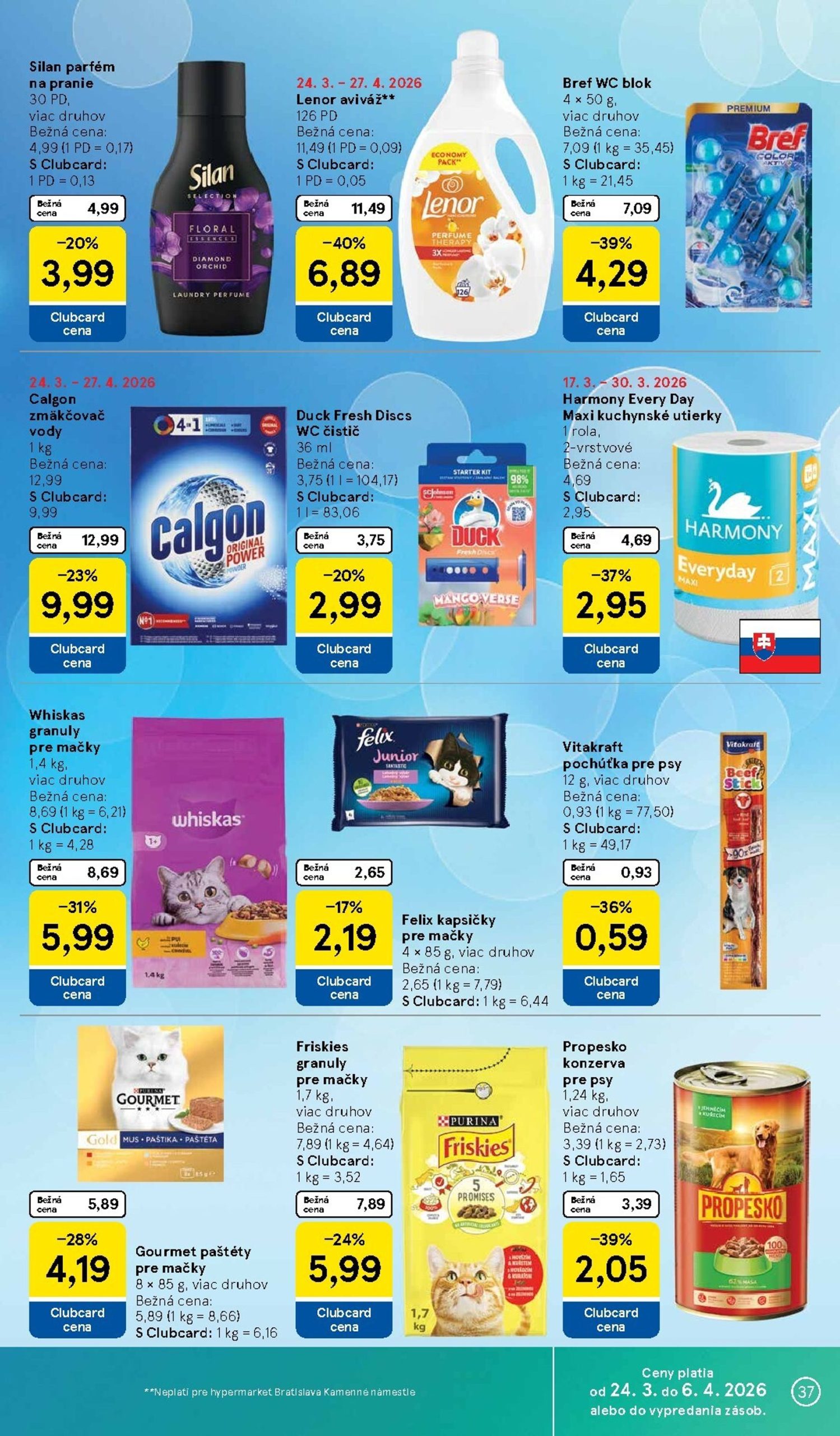 Page 37 of Aktuálny tesco leták platný od stredy 25.03 do 30.03