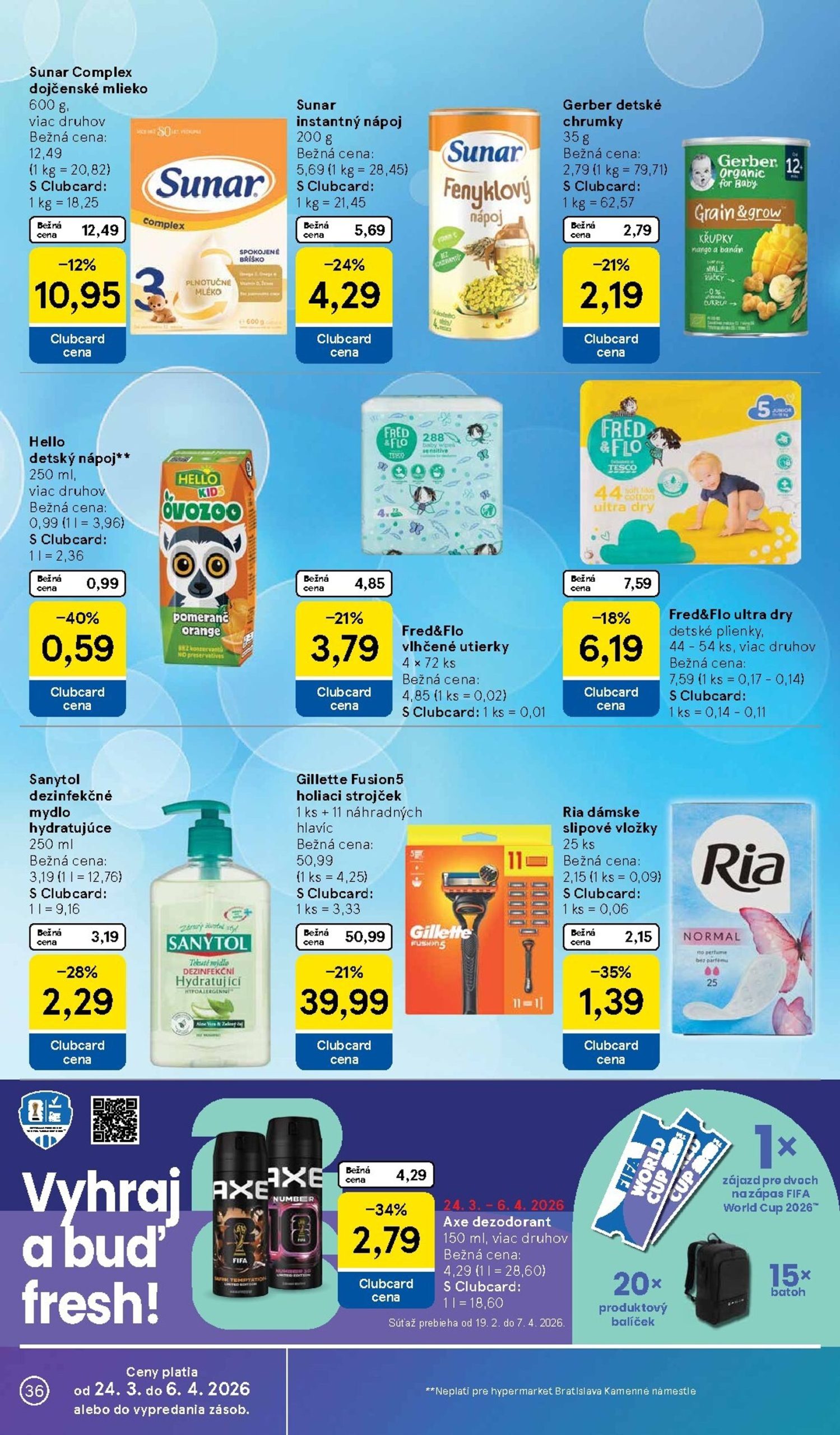 Page 36 of Aktuálny tesco leták platný od stredy 25.03 do 30.03