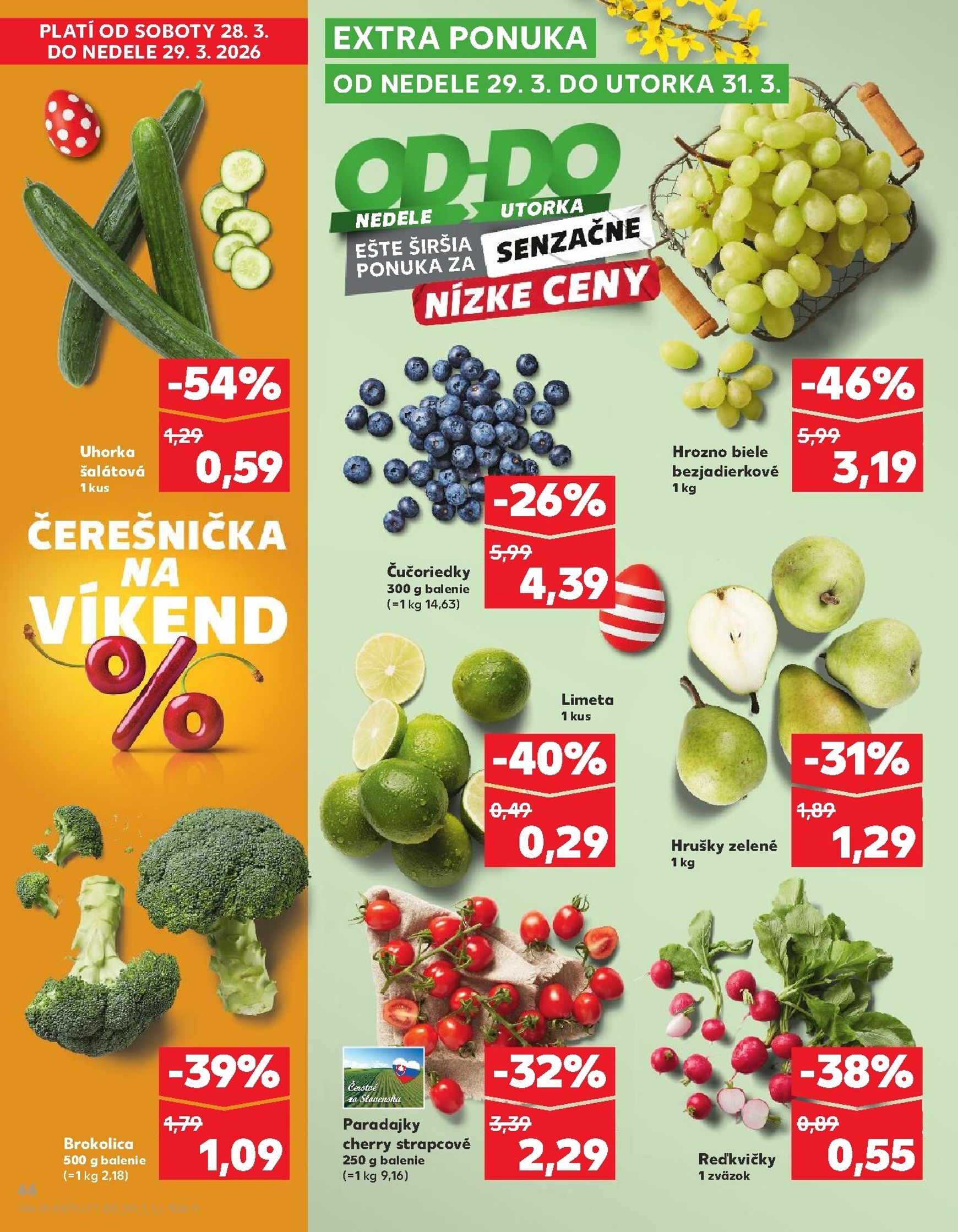 Page 66 of Aktuálny kaufland leták platný od štvrtka 26.03 do 31.03