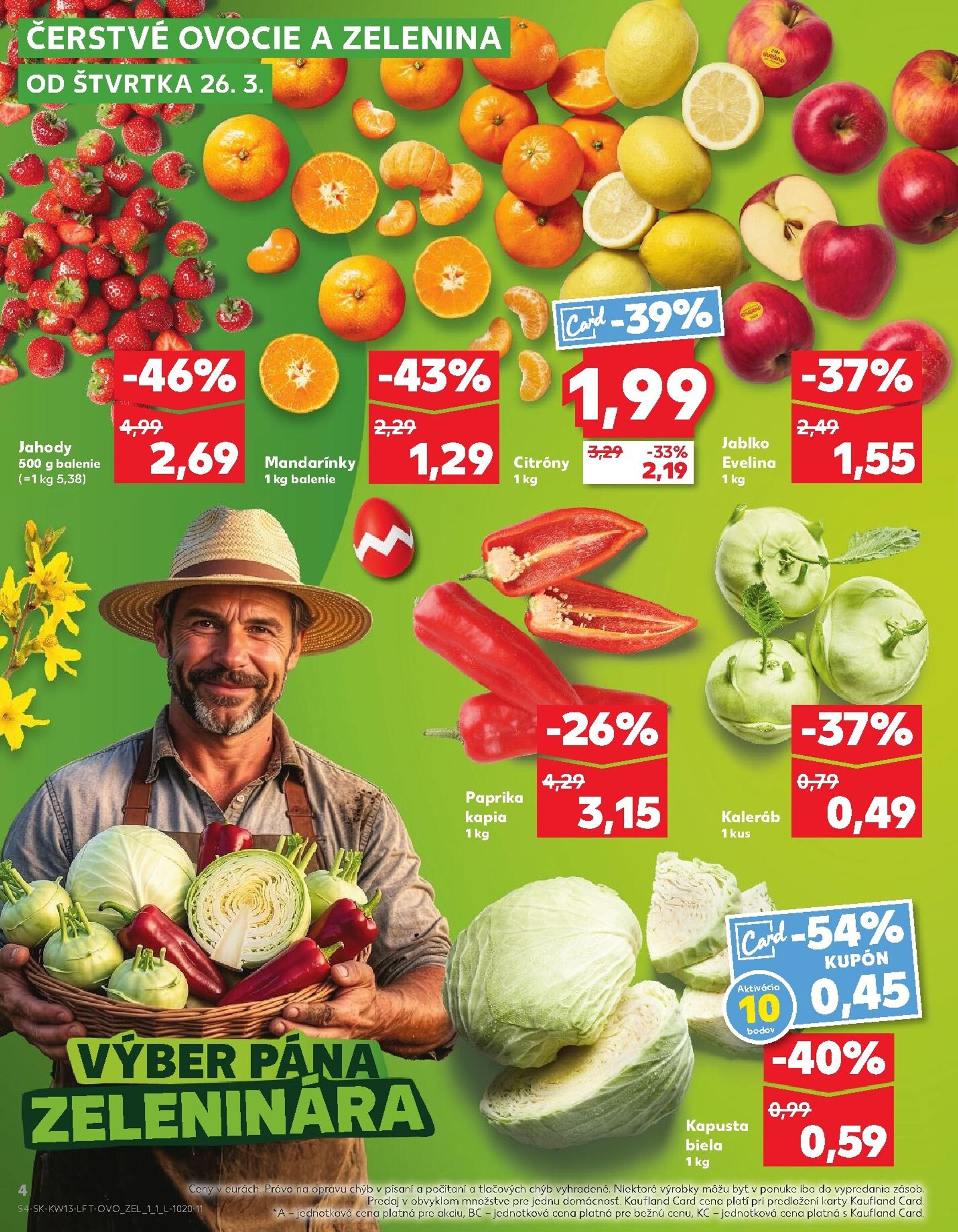 Page 4 of Aktuálny kaufland leták platný od štvrtka 26.03 do 31.03