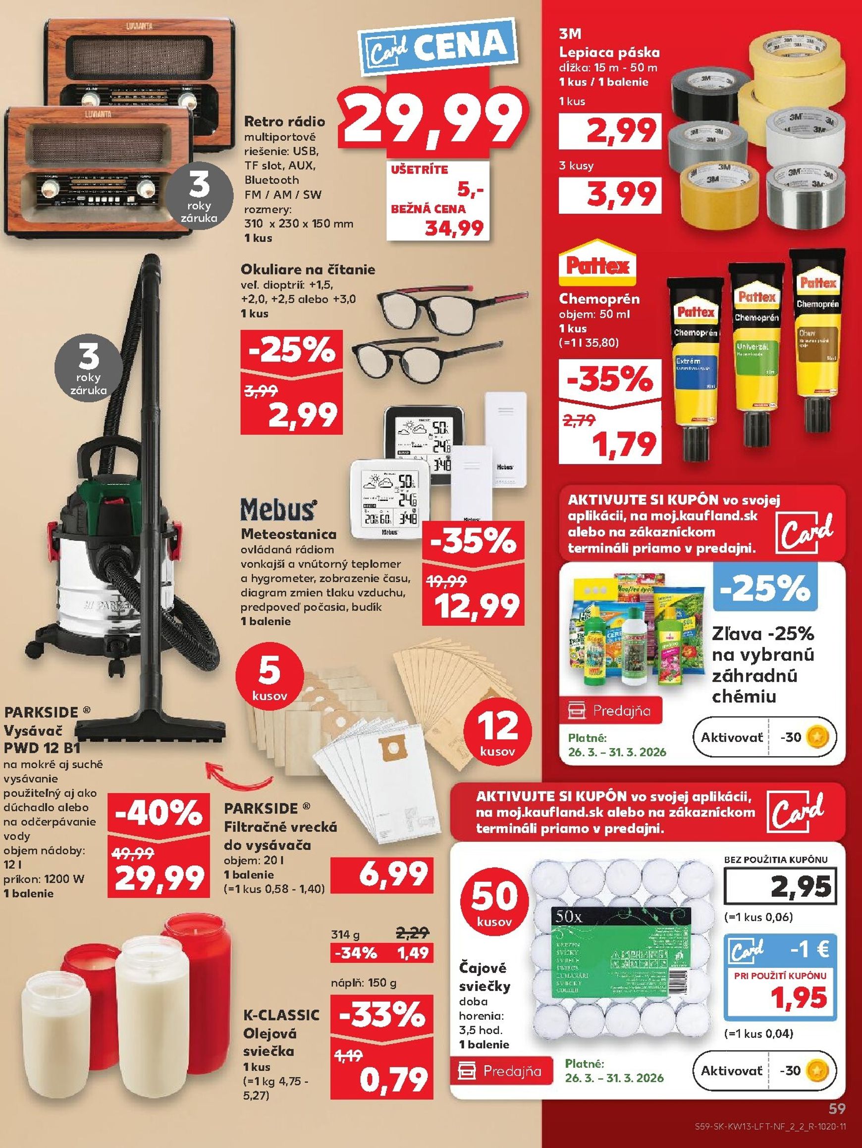 Page 59 of Aktuálny kaufland leták platný od štvrtka 26.03 do 31.03