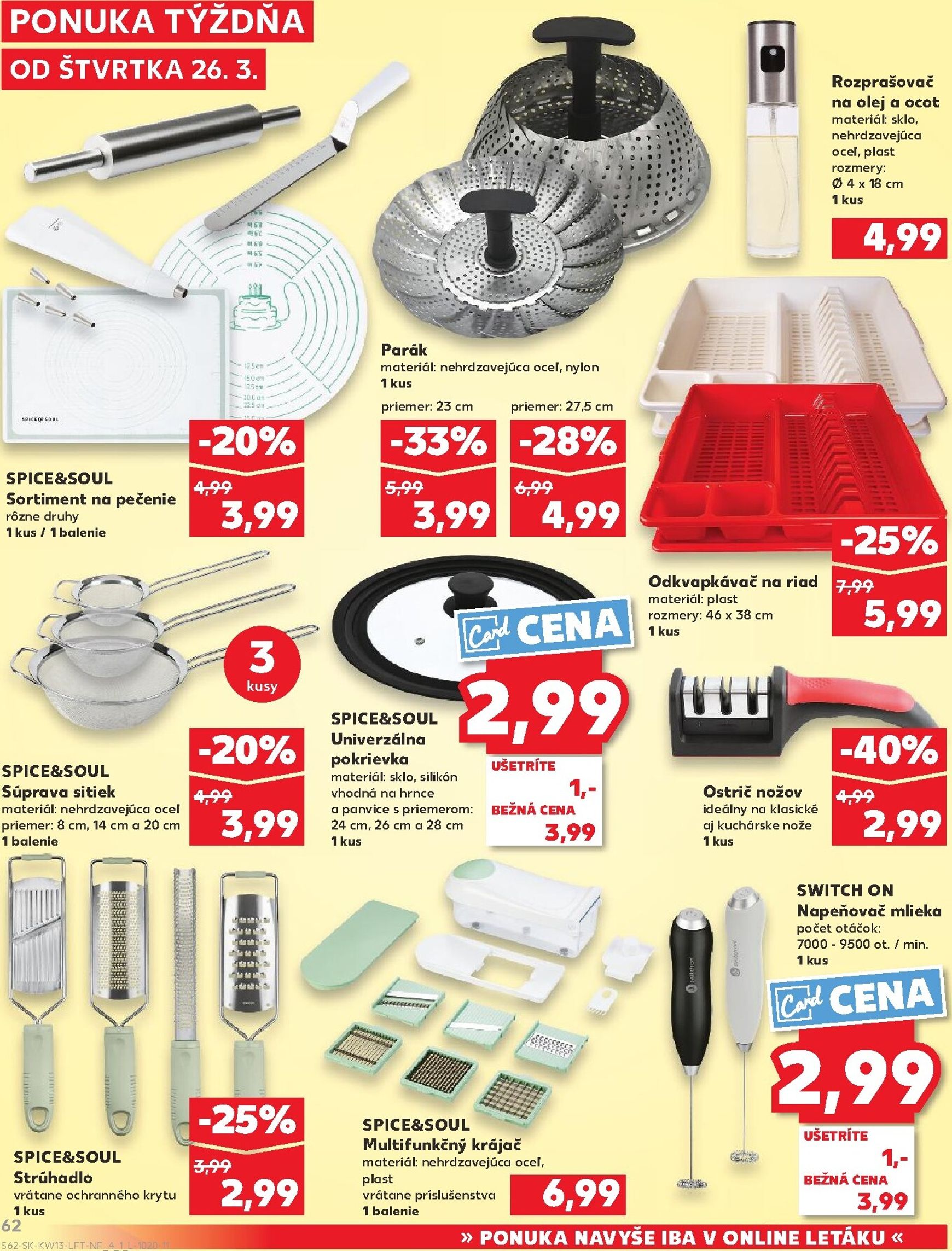 Page 62 of Aktuálny kaufland leták platný od štvrtka 26.03 do 31.03