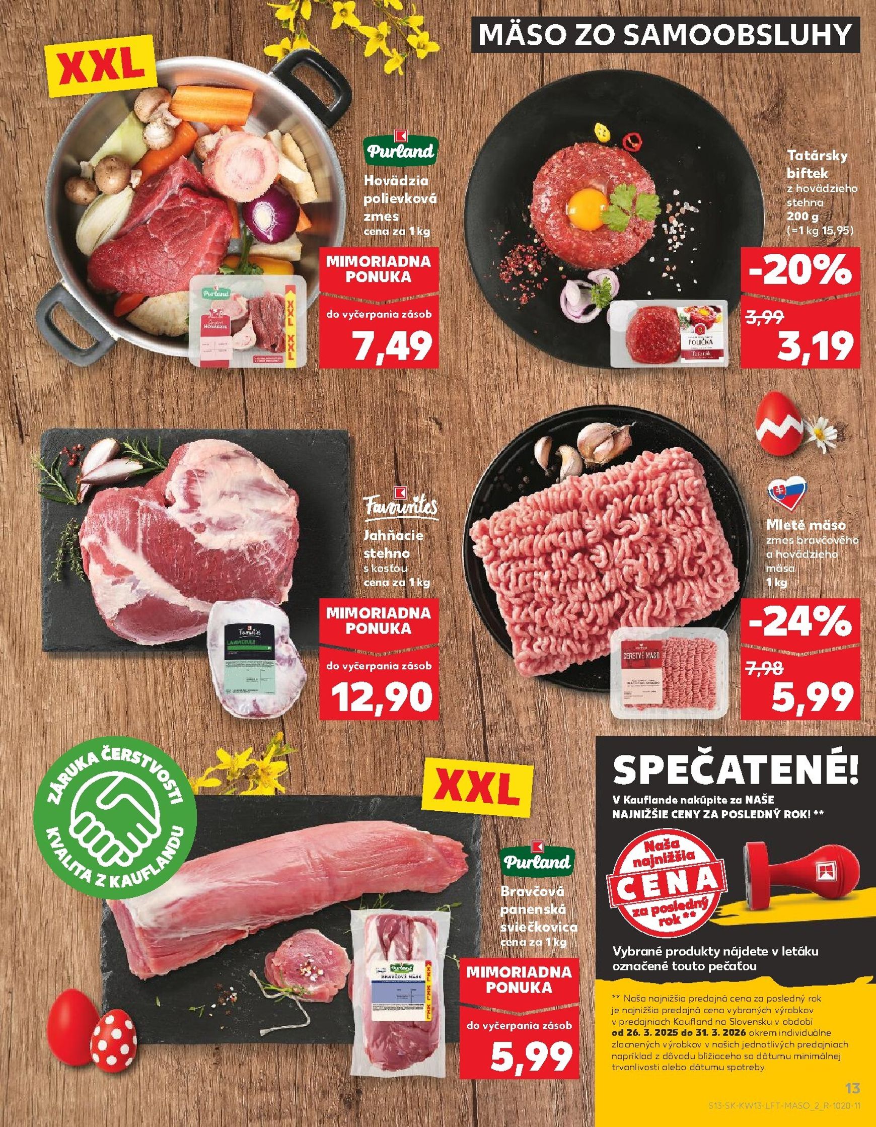 Page 13 of Aktuálny kaufland leták platný od štvrtka 26.03 do 31.03