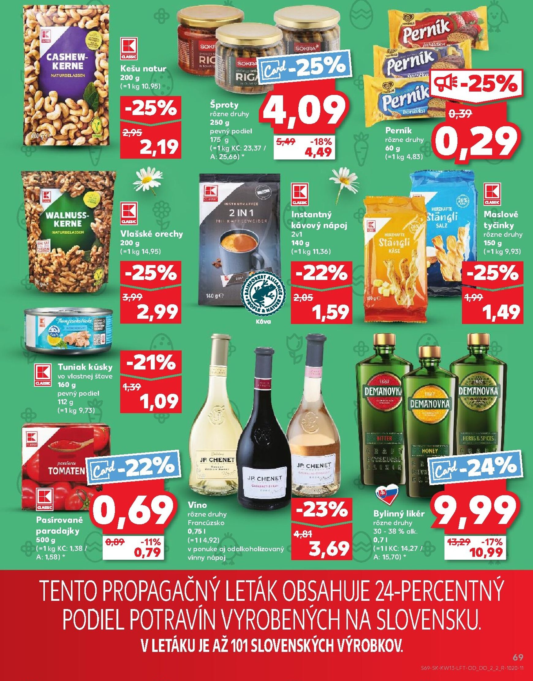 Page 69 of Aktuálny kaufland leták platný od štvrtka 26.03 do 31.03