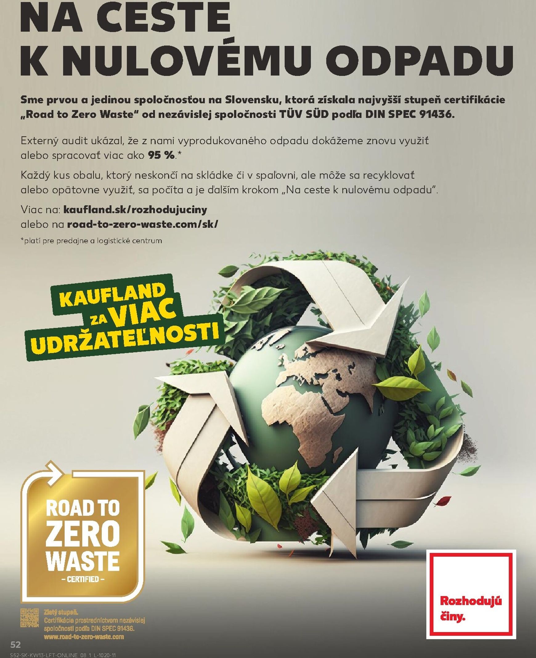 Page 52 of Aktuálny kaufland leták platný od štvrtka 26.03 do 31.03
