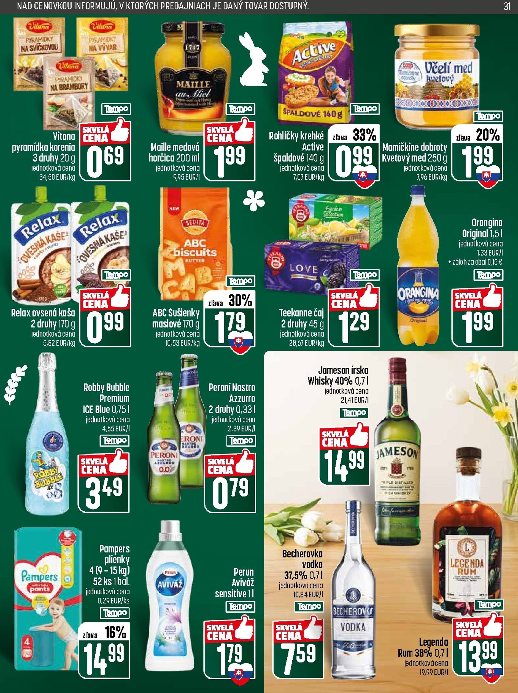 Page 31 of Aktuálny coop-jednota leták platný od štvrtka 26.03 do 01.04