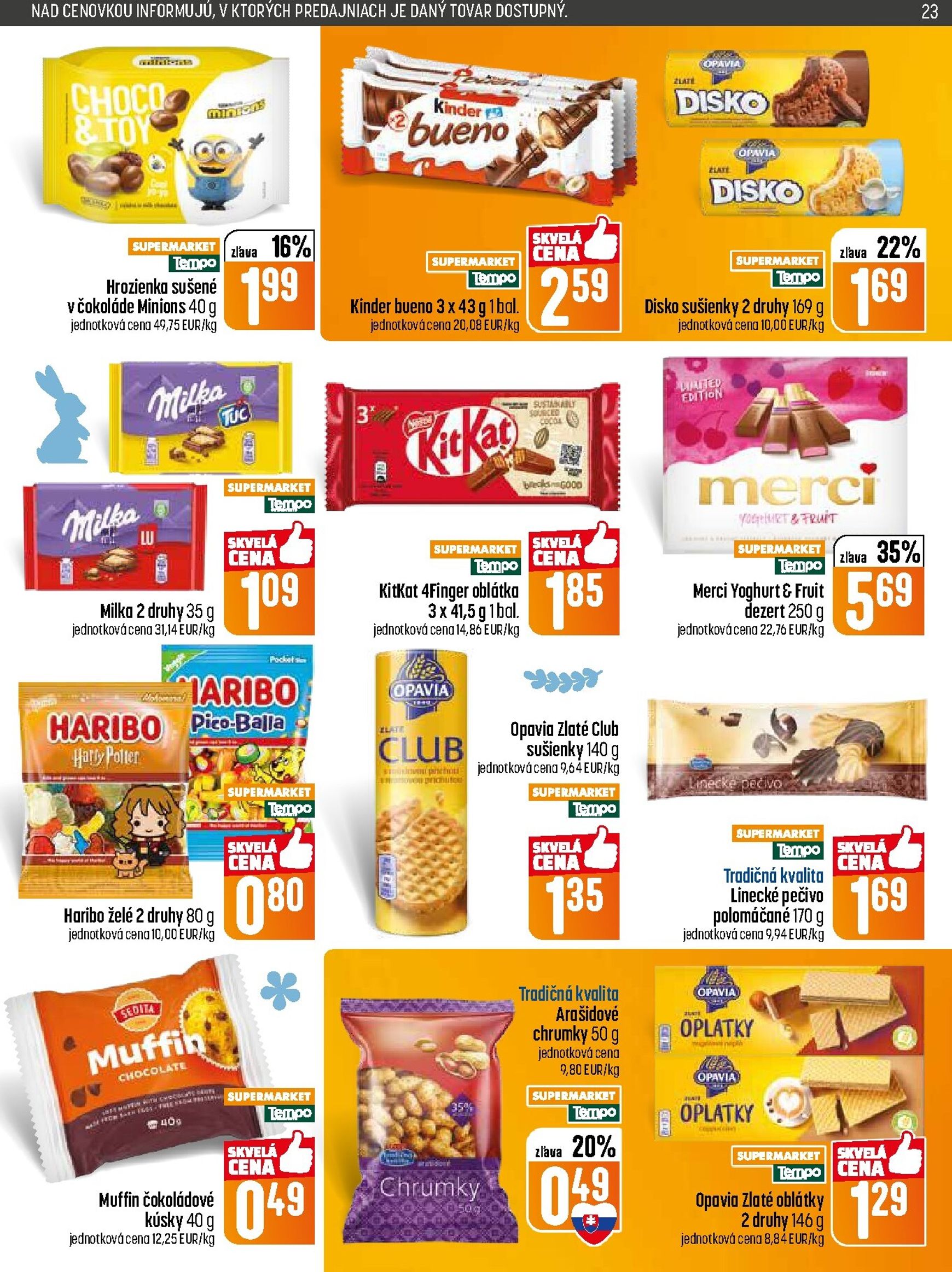 Page 23 of Aktuálny coop-jednota leták platný od štvrtka 26.03 do 01.04