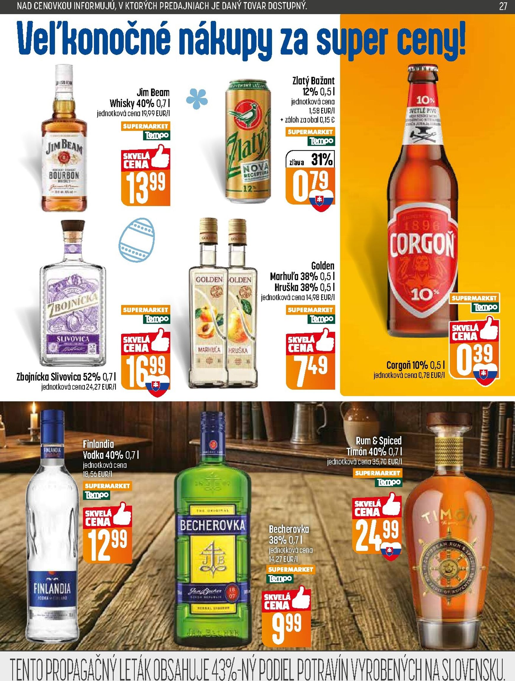 Page 27 of Aktuálny coop-jednota leták platný od štvrtka 26.03 do 01.04