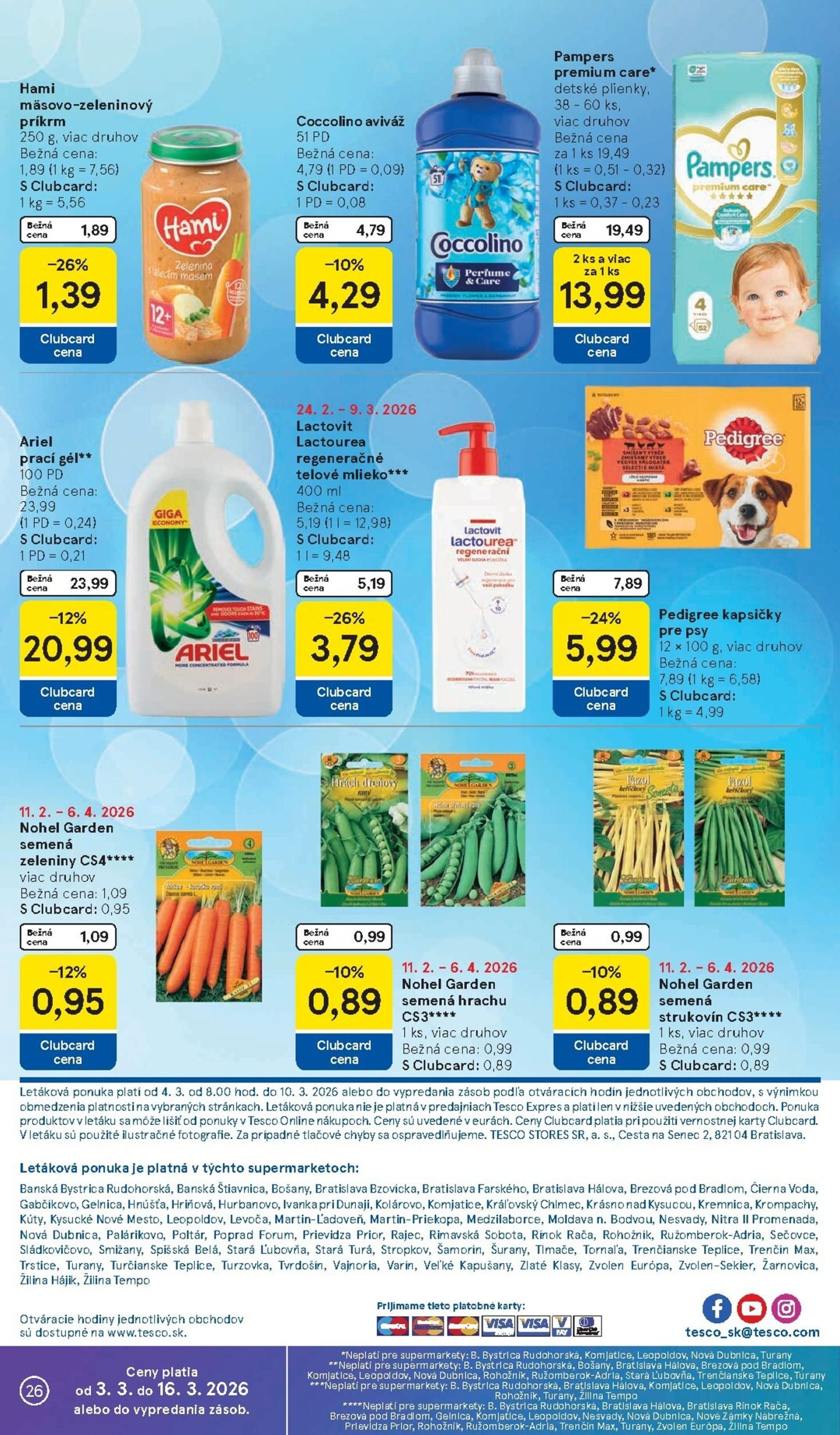 Page 26 of Aktuálny tesco leták platný od stredy 04.03 do 10.03