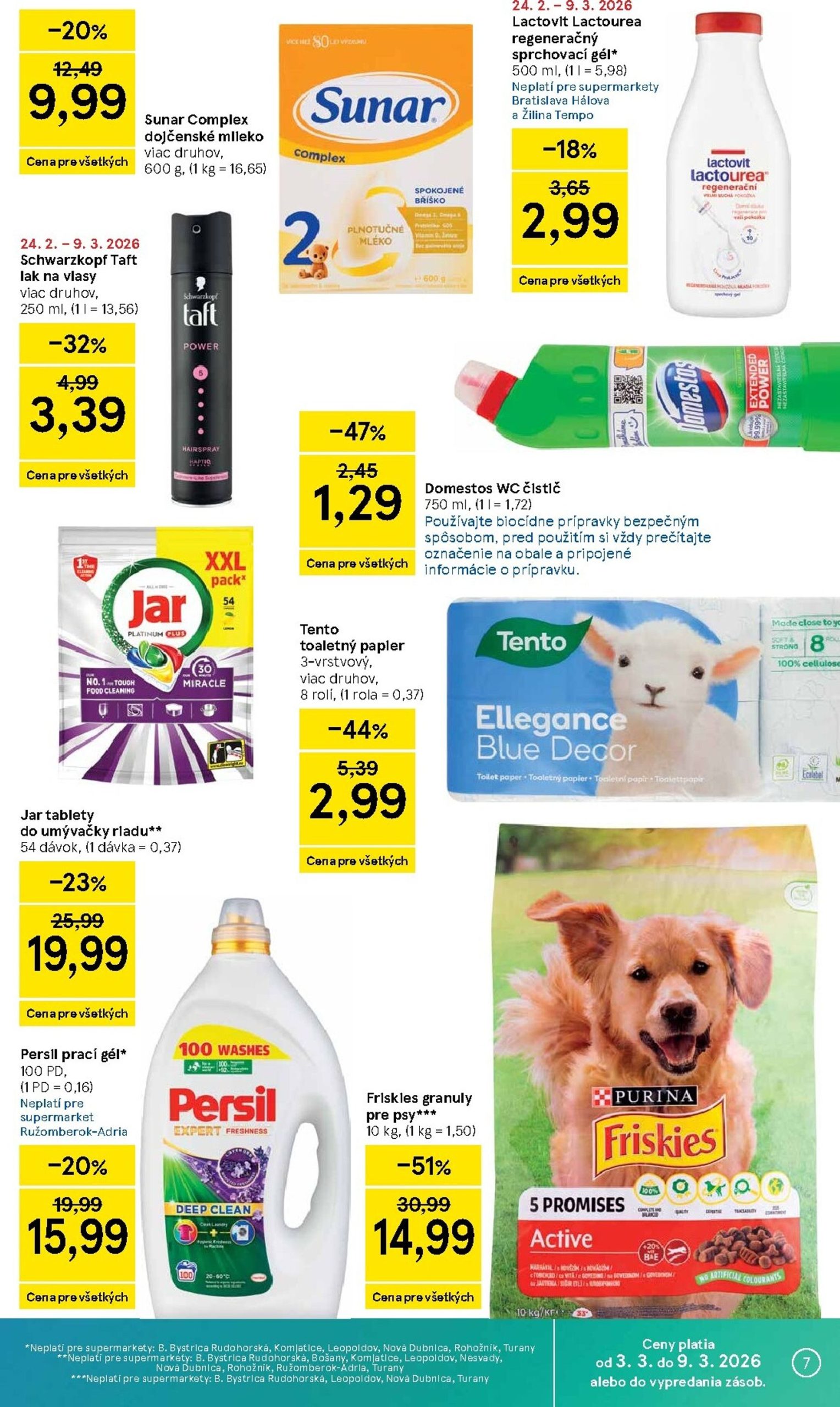 Page 7 of Aktuálny tesco leták platný od stredy 04.03 do 10.03