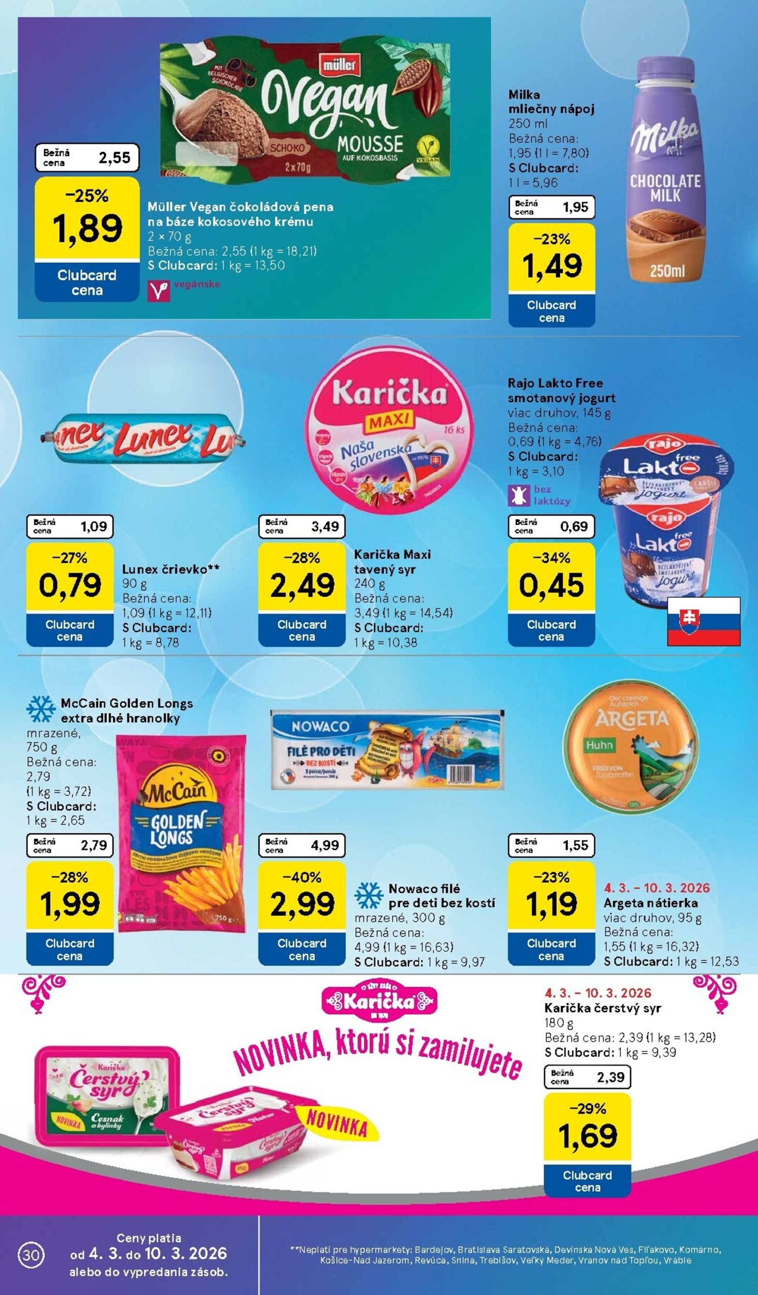 Page 30 of Aktuálny tesco leták platný od stredy 04.03 do 10.03