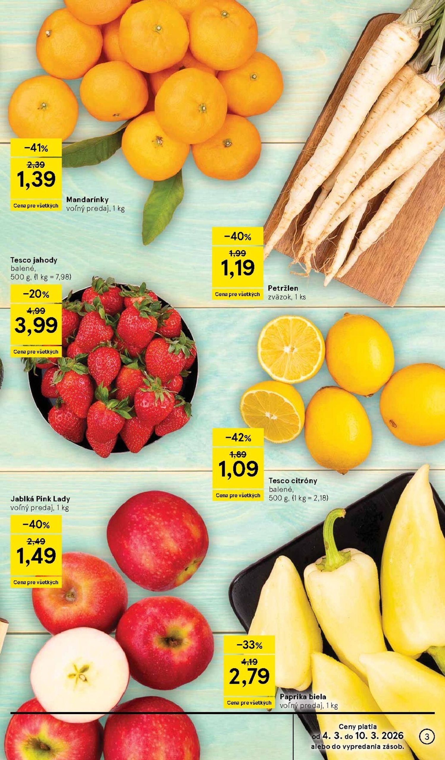 Page 3 of Aktuálny tesco leták platný od stredy 04.03 do 10.03