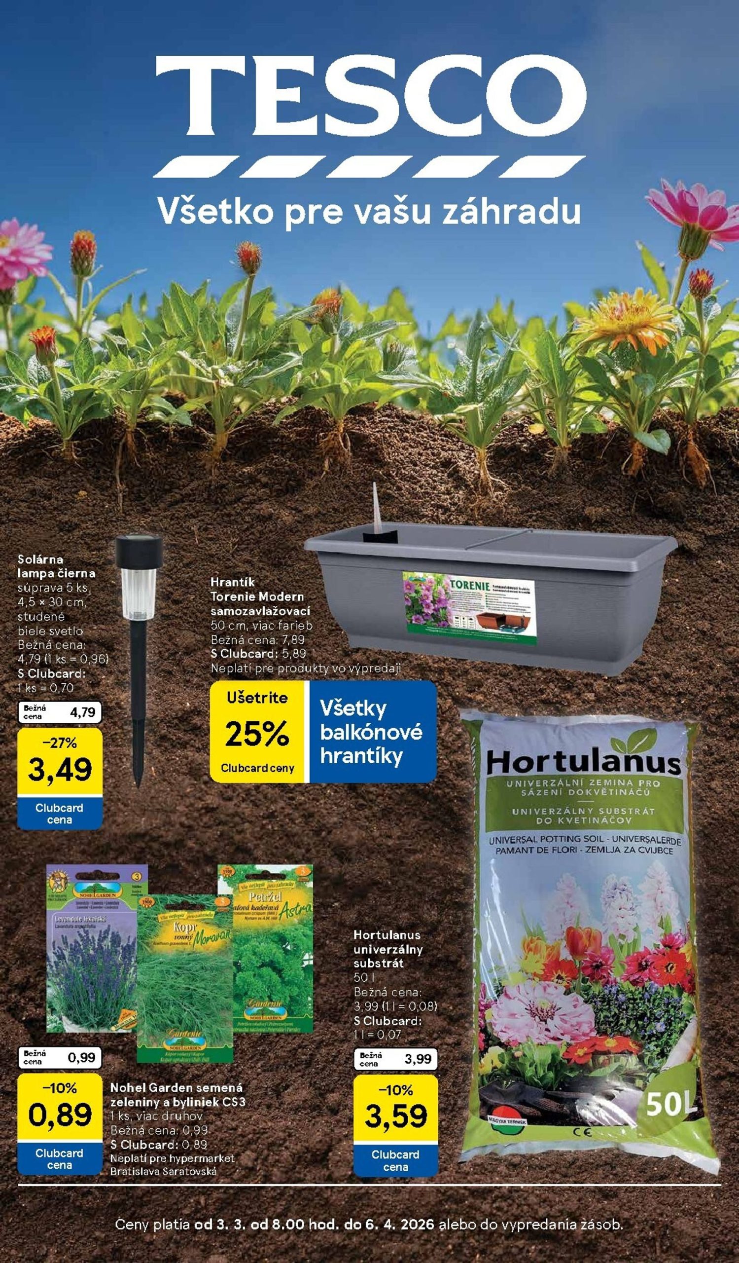 Page 1 of Aktuálny tesco leták platný od utorka 03.03 do 06.04