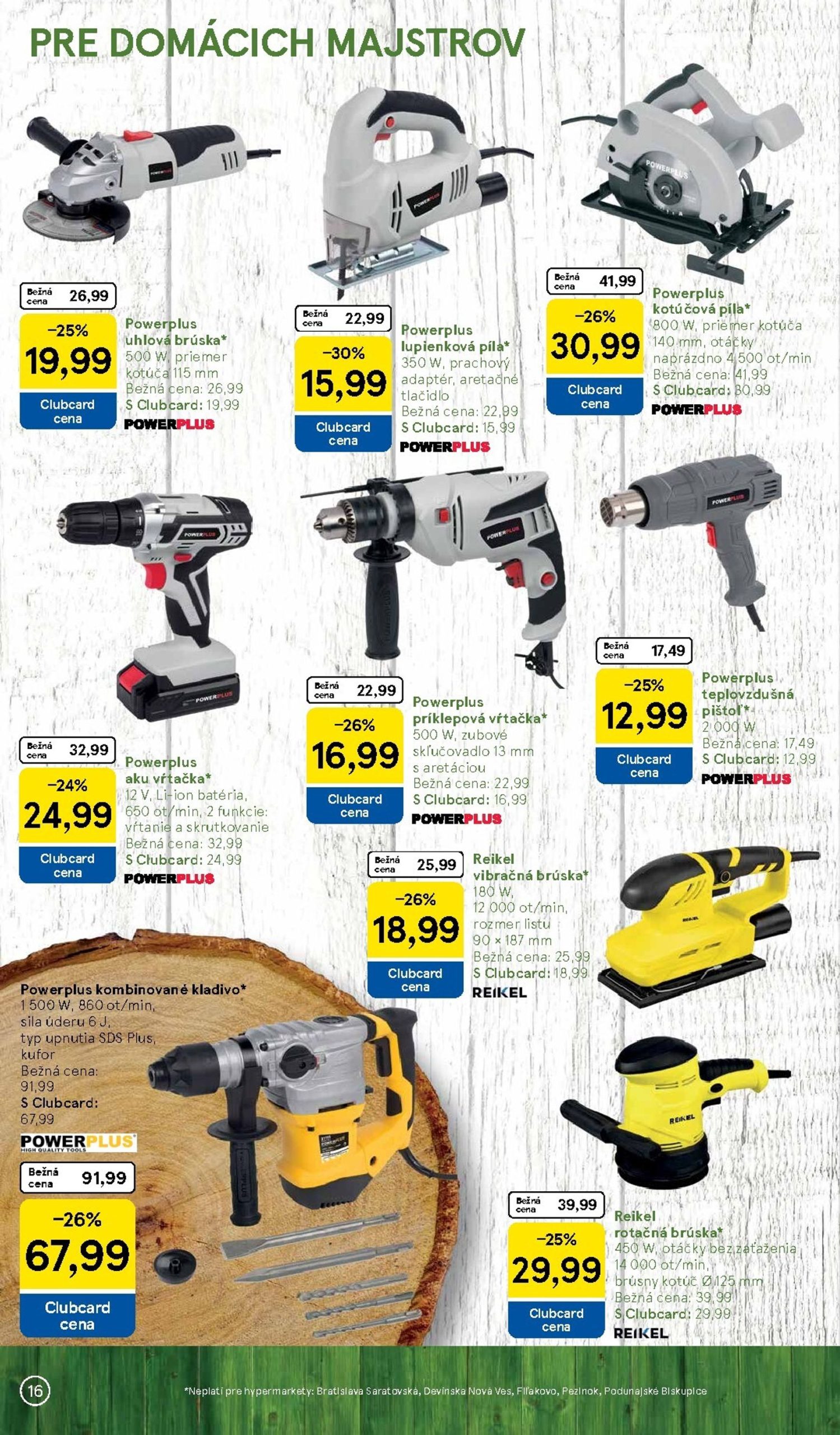 Page 16 of Aktuálny tesco leták platný od utorka 03.03 do 06.04