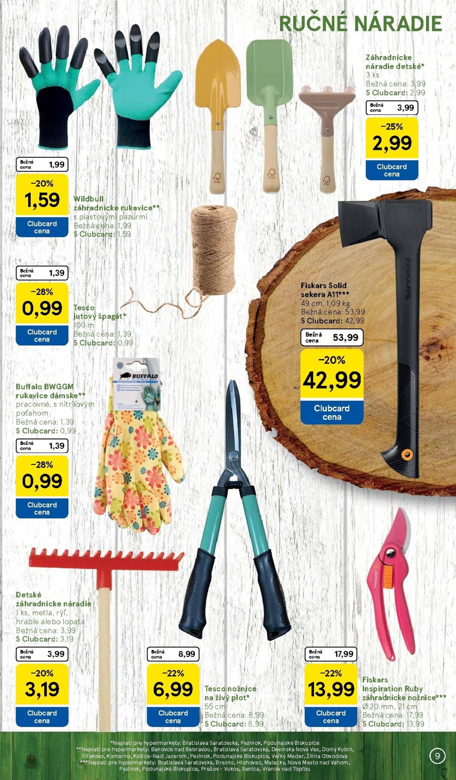 Page 9 of Aktuálny tesco leták platný od utorka 03.03 do 06.04