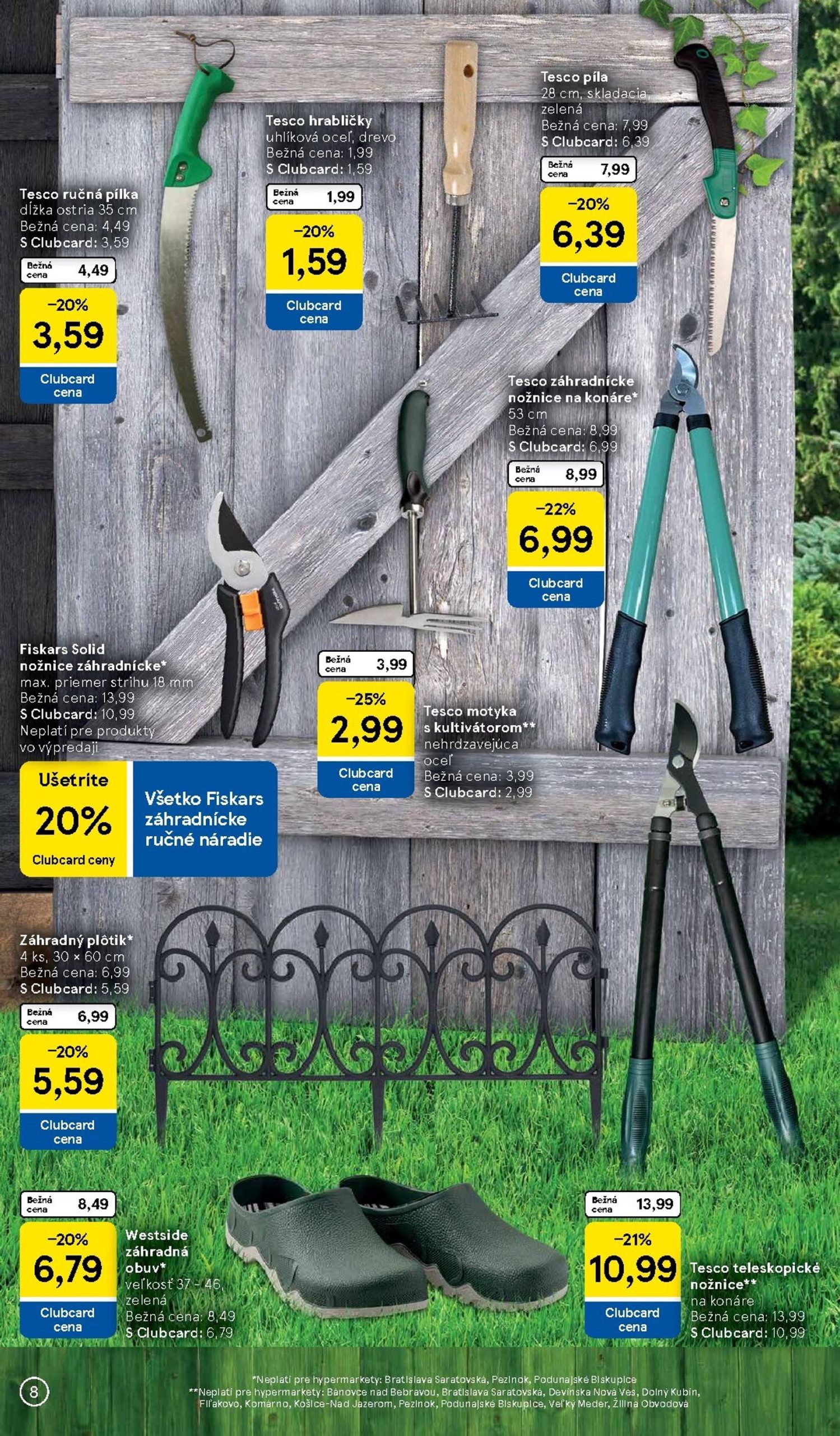 Page 8 of Aktuálny tesco leták platný od utorka 03.03 do 06.04