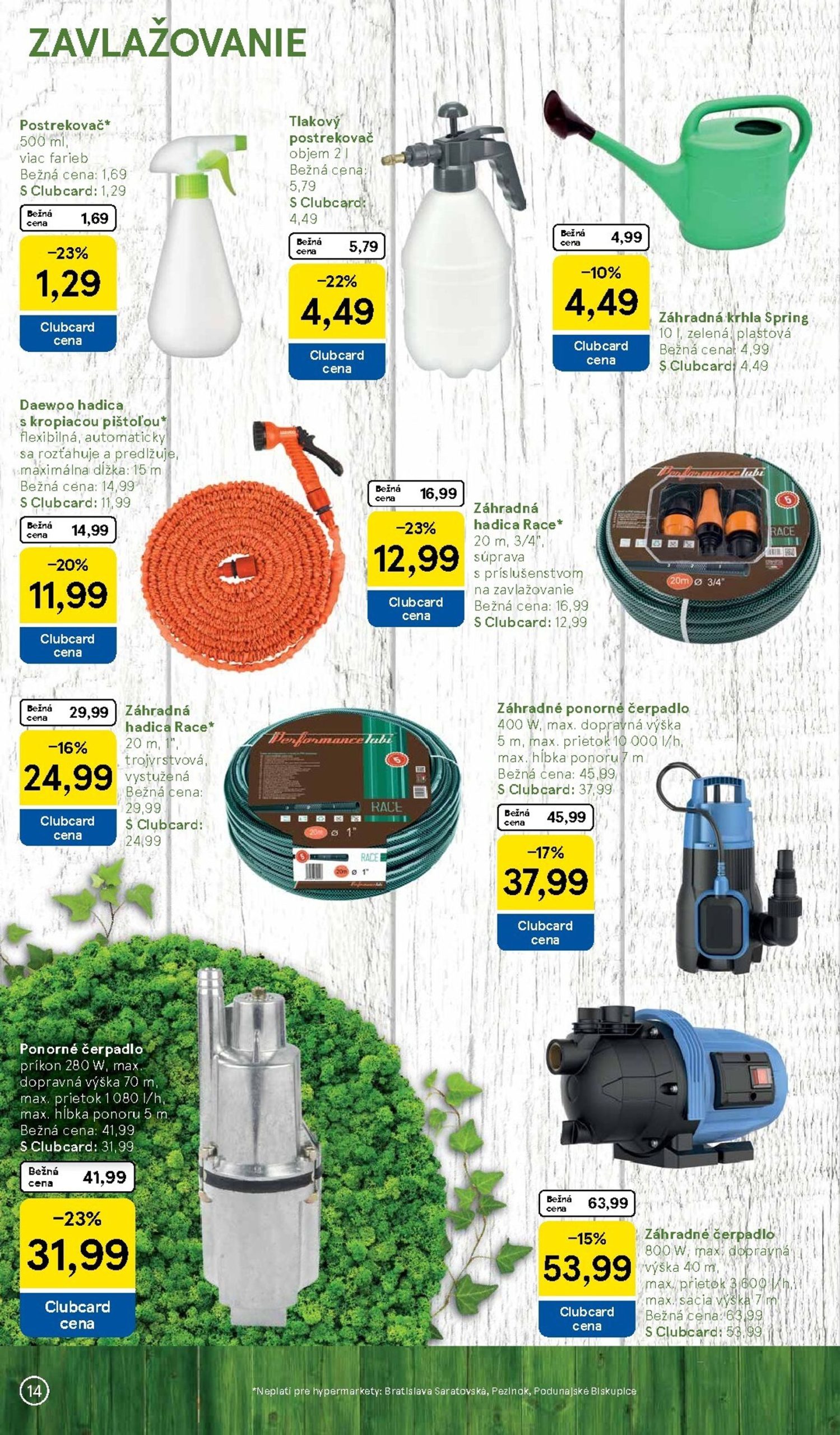 Page 14 of Aktuálny tesco leták platný od utorka 03.03 do 06.04