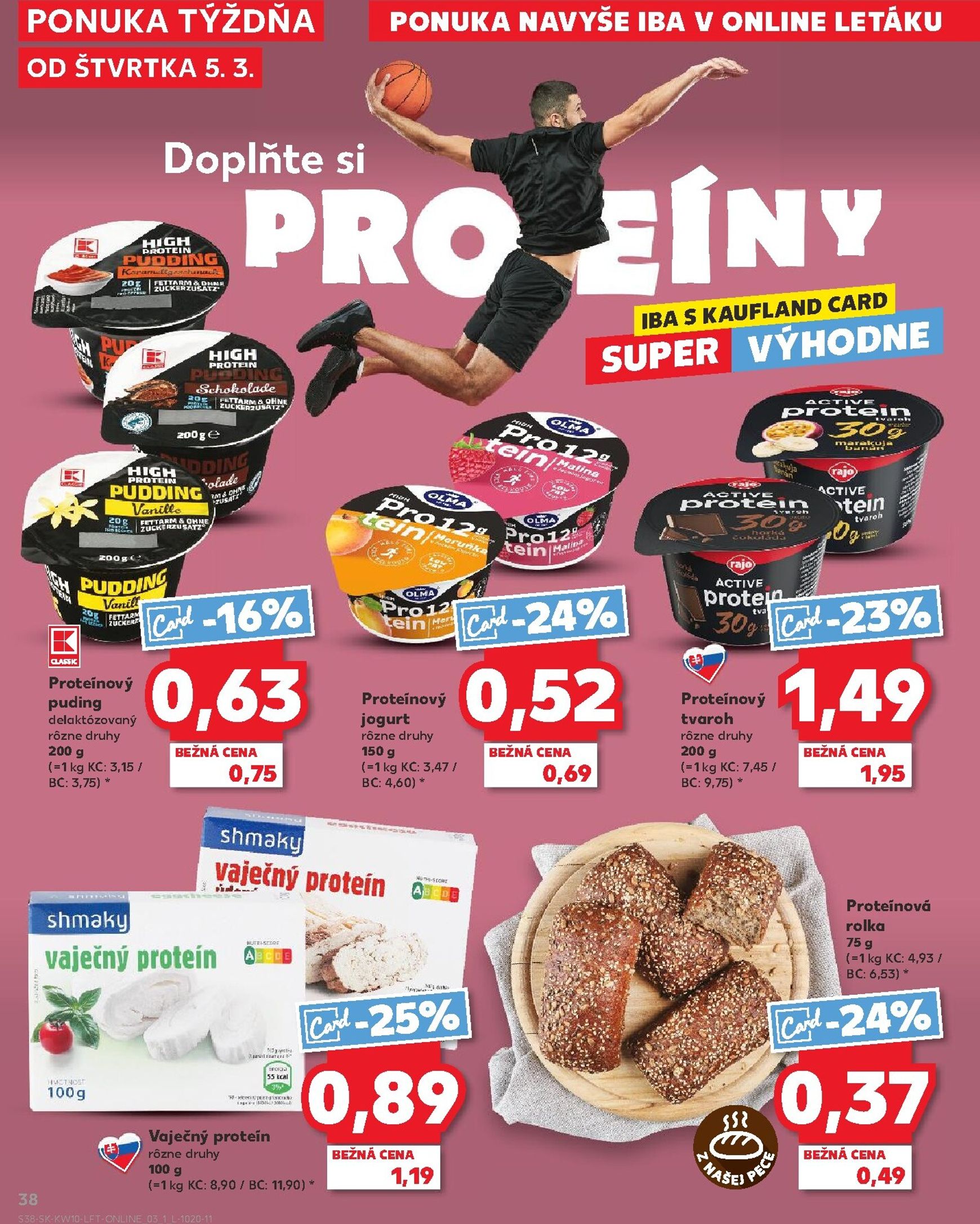 Page 38 of Aktuálny kaufland leták platný od štvrtka 05.03 do 11.03