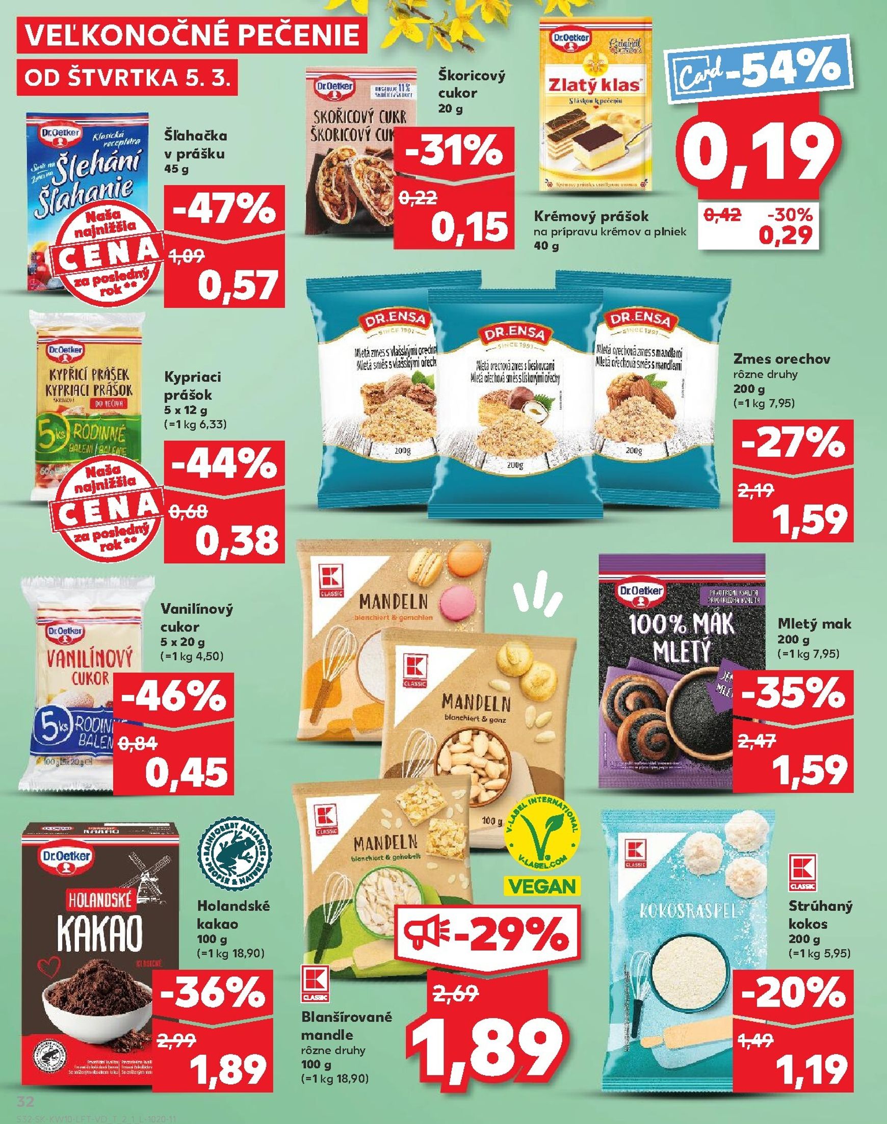 Page 32 of Aktuálny kaufland leták platný od štvrtka 05.03 do 11.03