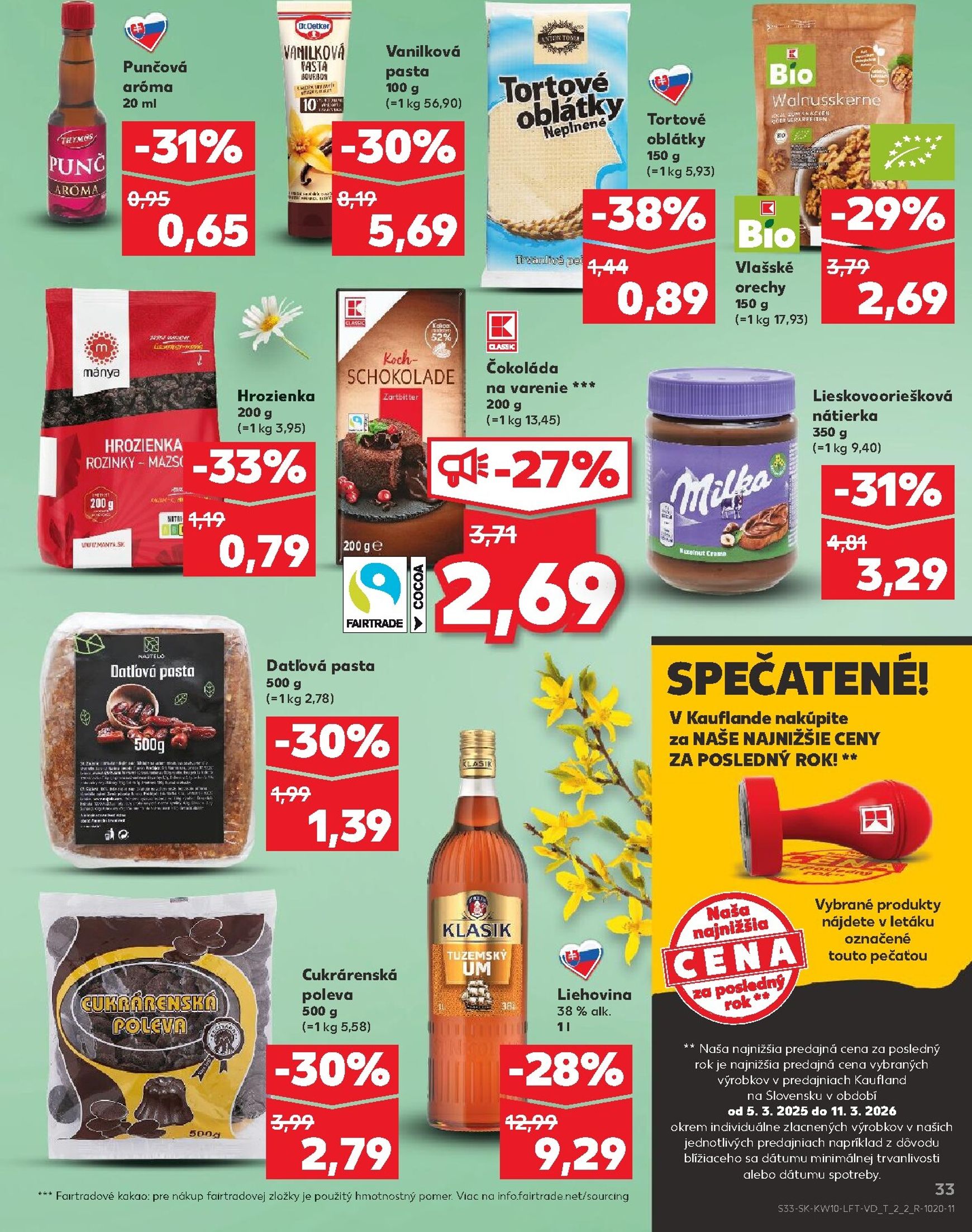Page 33 of Aktuálny kaufland leták platný od štvrtka 05.03 do 11.03