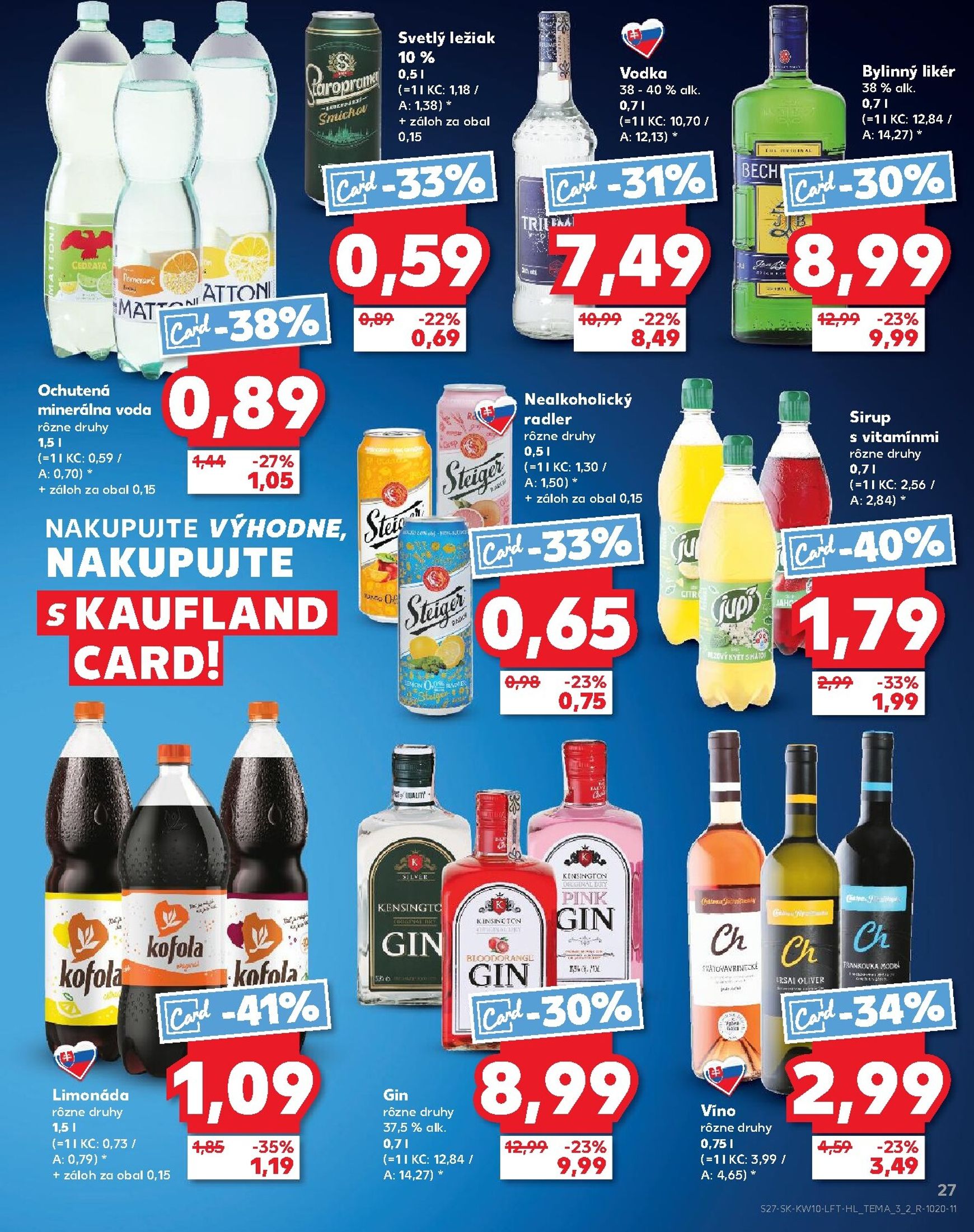 Page 27 of Aktuálny kaufland leták platný od štvrtka 05.03 do 11.03