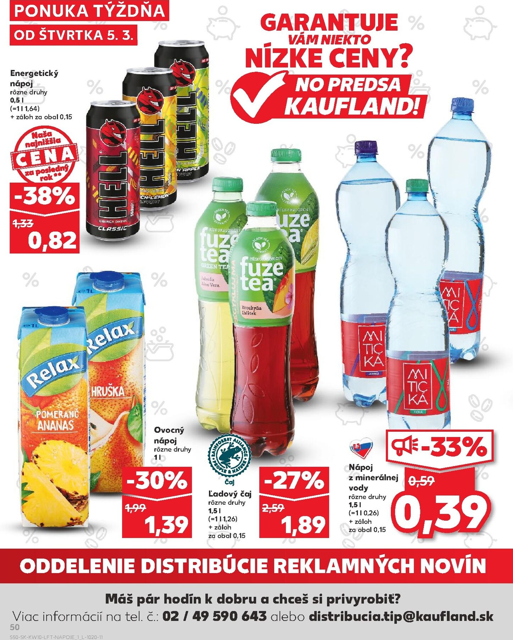 Page 50 of Aktuálny kaufland leták platný od štvrtka 05.03 do 11.03