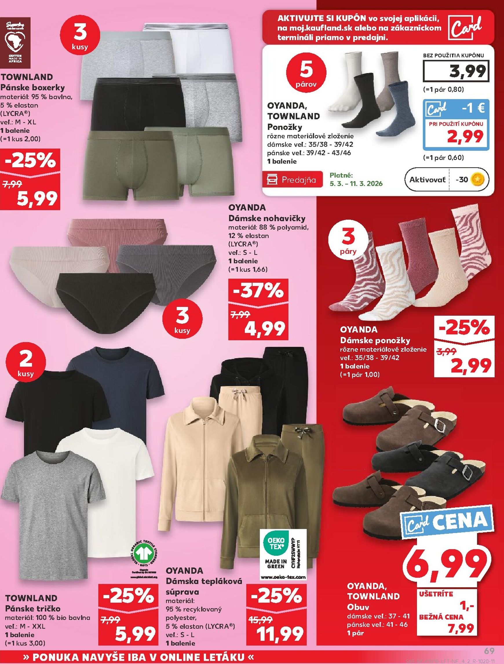 Page 69 of Aktuálny kaufland leták platný od štvrtka 05.03 do 11.03
