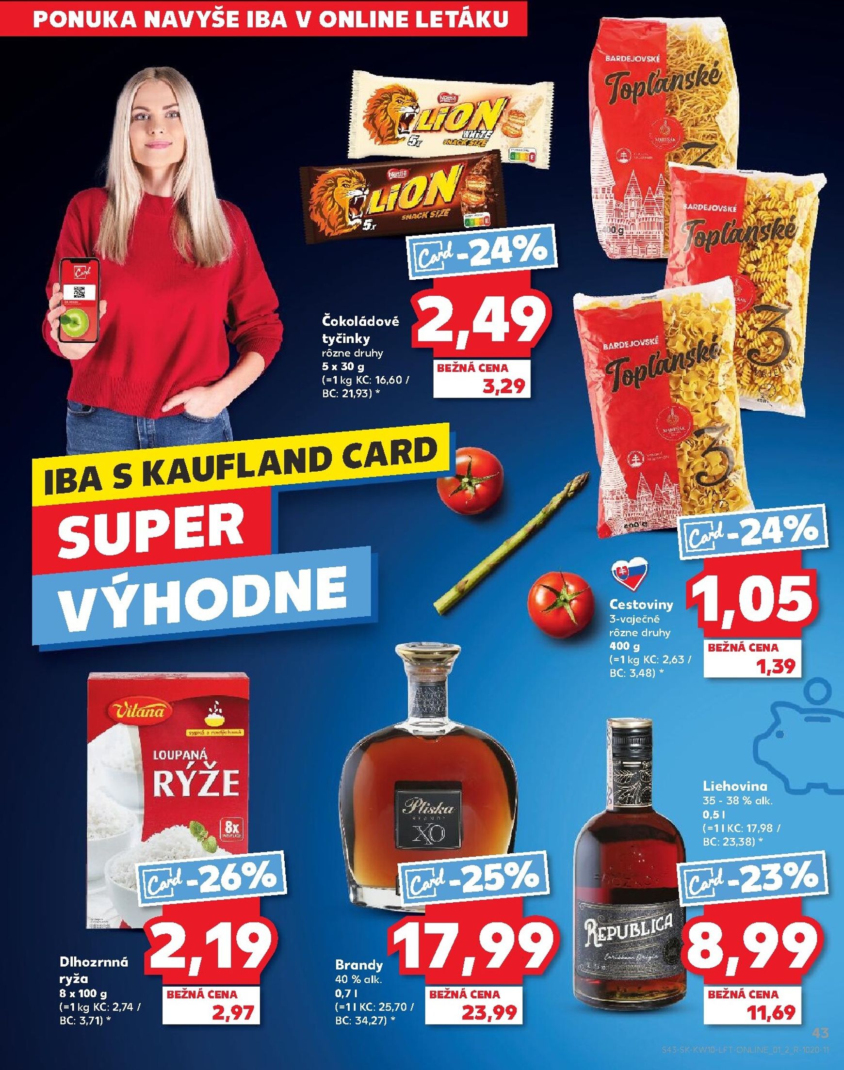 Page 43 of Aktuálny kaufland leták platný od štvrtka 05.03 do 11.03