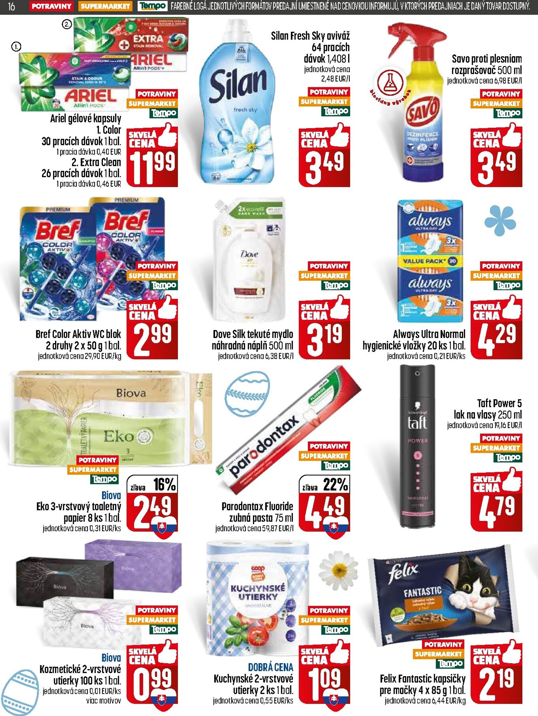 Page 16 of Aktuálny coop-jednota leták platný od štvrtka 05.03 do 11.03