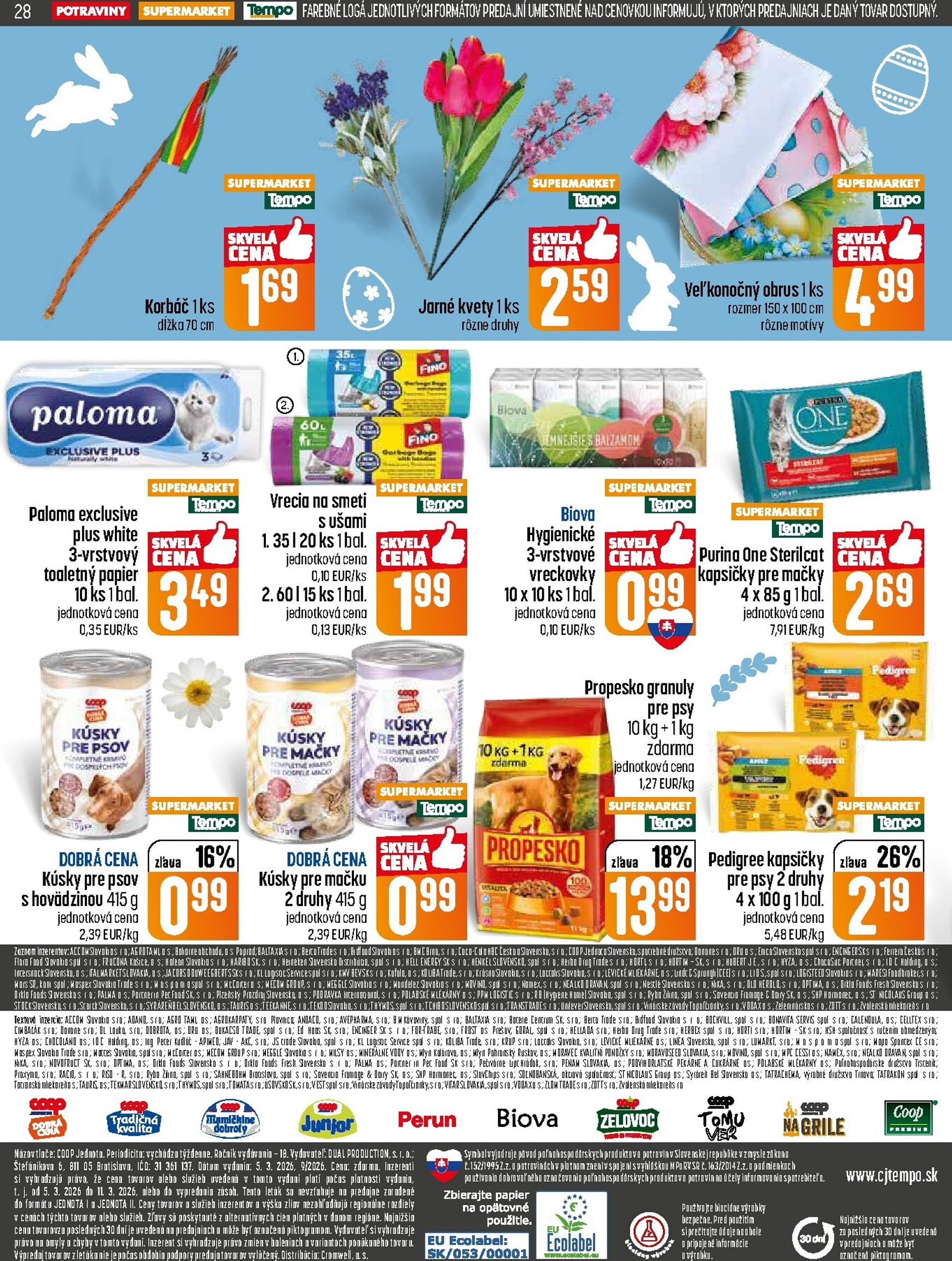 Page 28 of Aktuálny coop-jednota leták platný od štvrtka 05.03 do 11.03