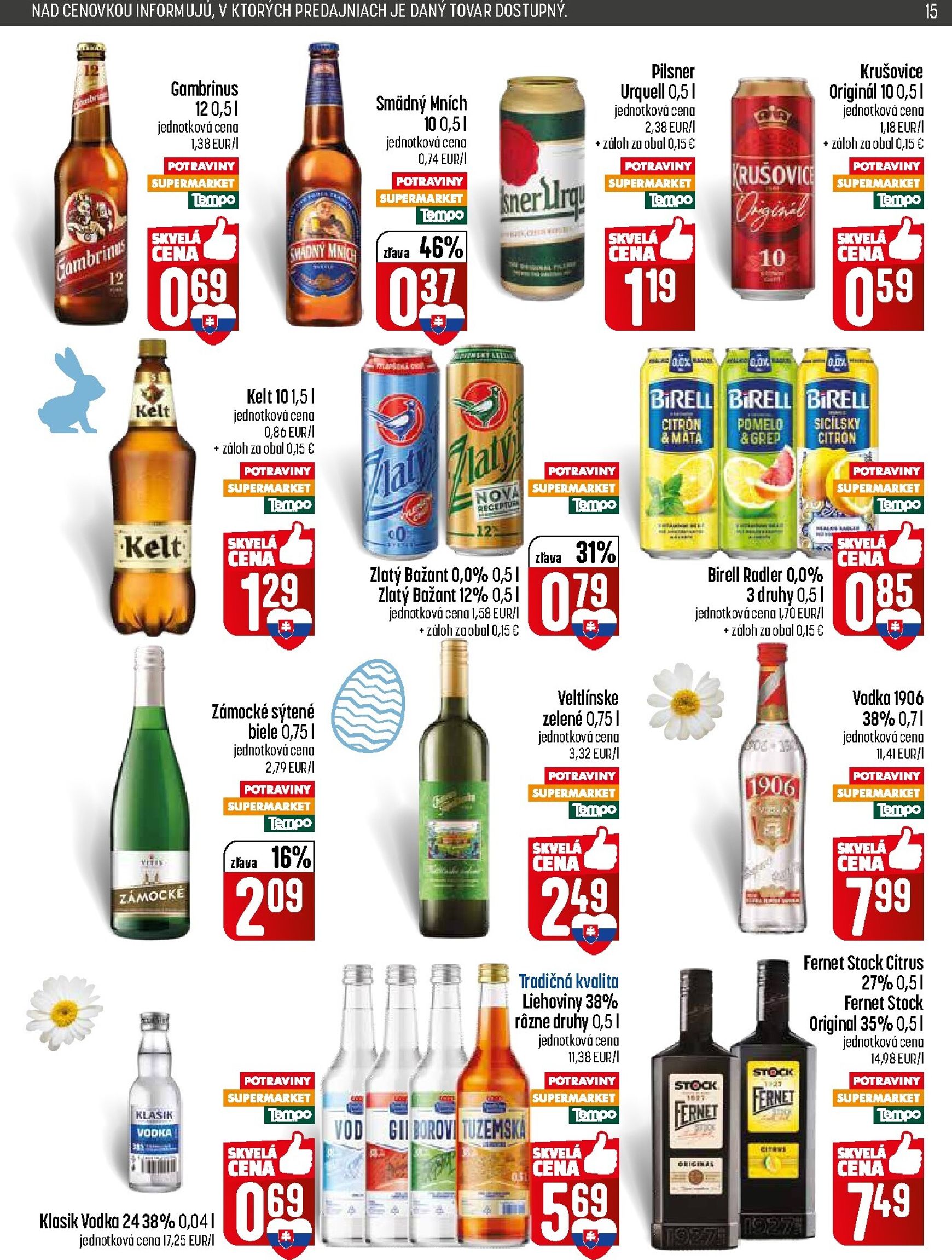 Page 15 of Aktuálny coop-jednota leták platný od štvrtka 05.03 do 11.03