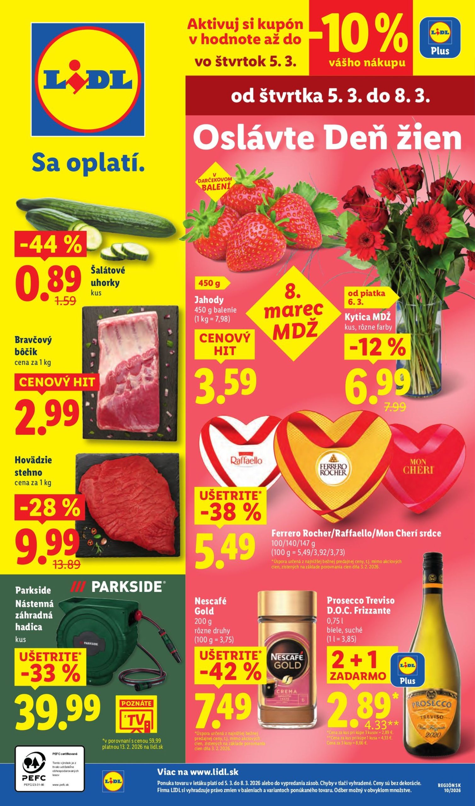 Page 1 of Aktuálny lidl leták platný od štvrtka 05.03 do 08.03