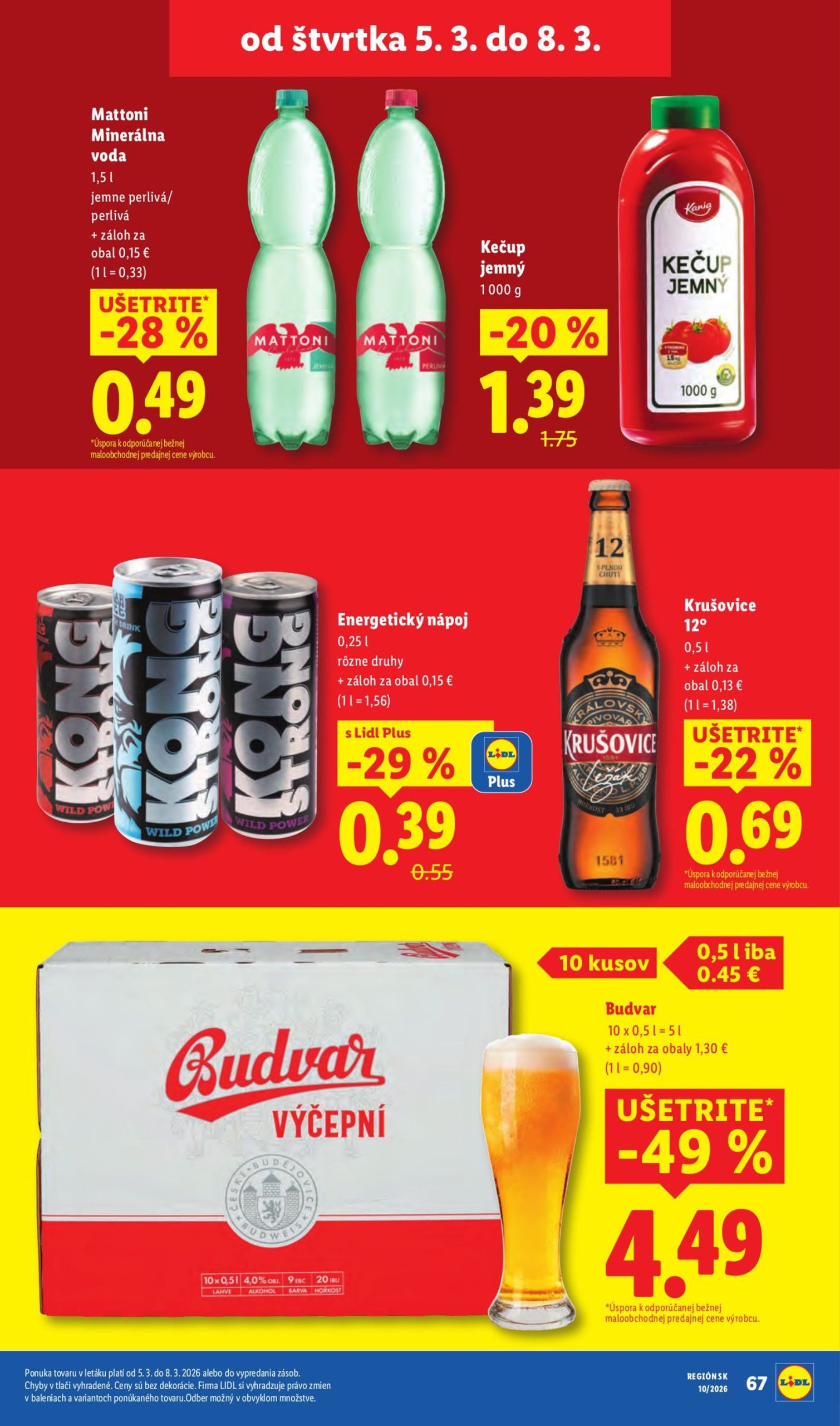 Page 19 of Aktuálny lidl leták platný od štvrtka 05.03 do 08.03