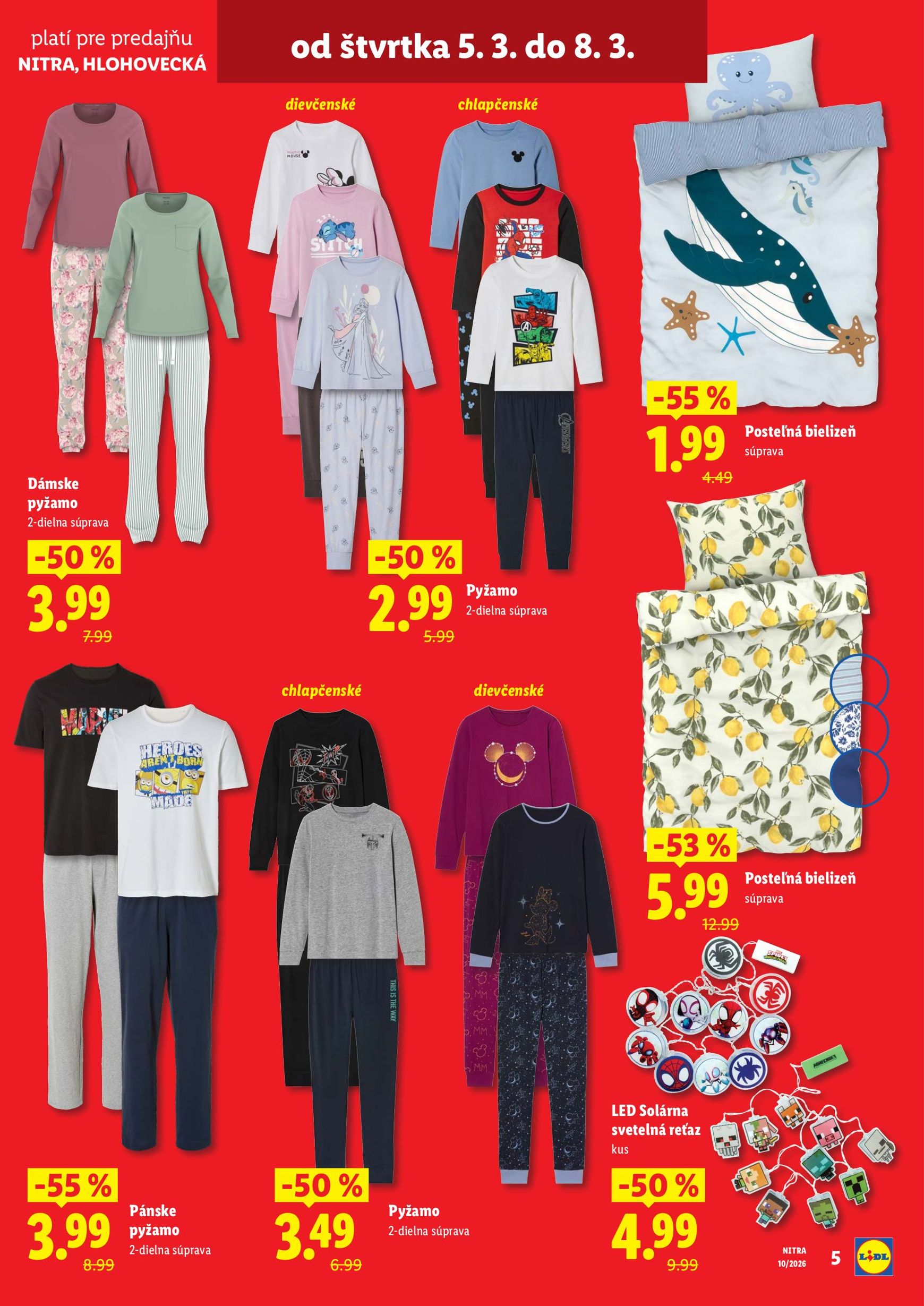 Page 5 of Aktuálny lidl leták platný od štvrtka 05.03 do 08.03