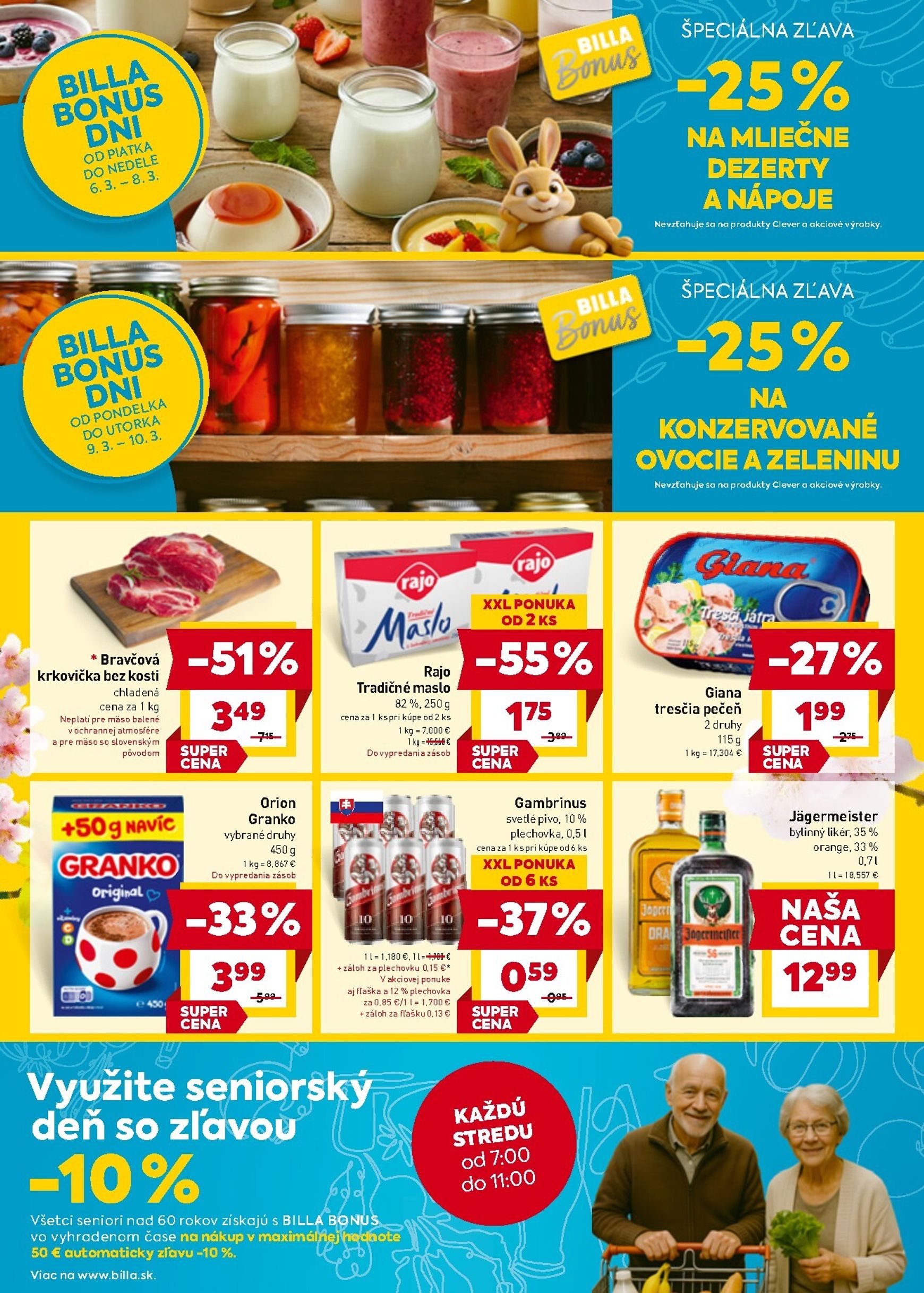 Page 2 of Aktuálny billa leták platný od stredy 04.03 do 10.03