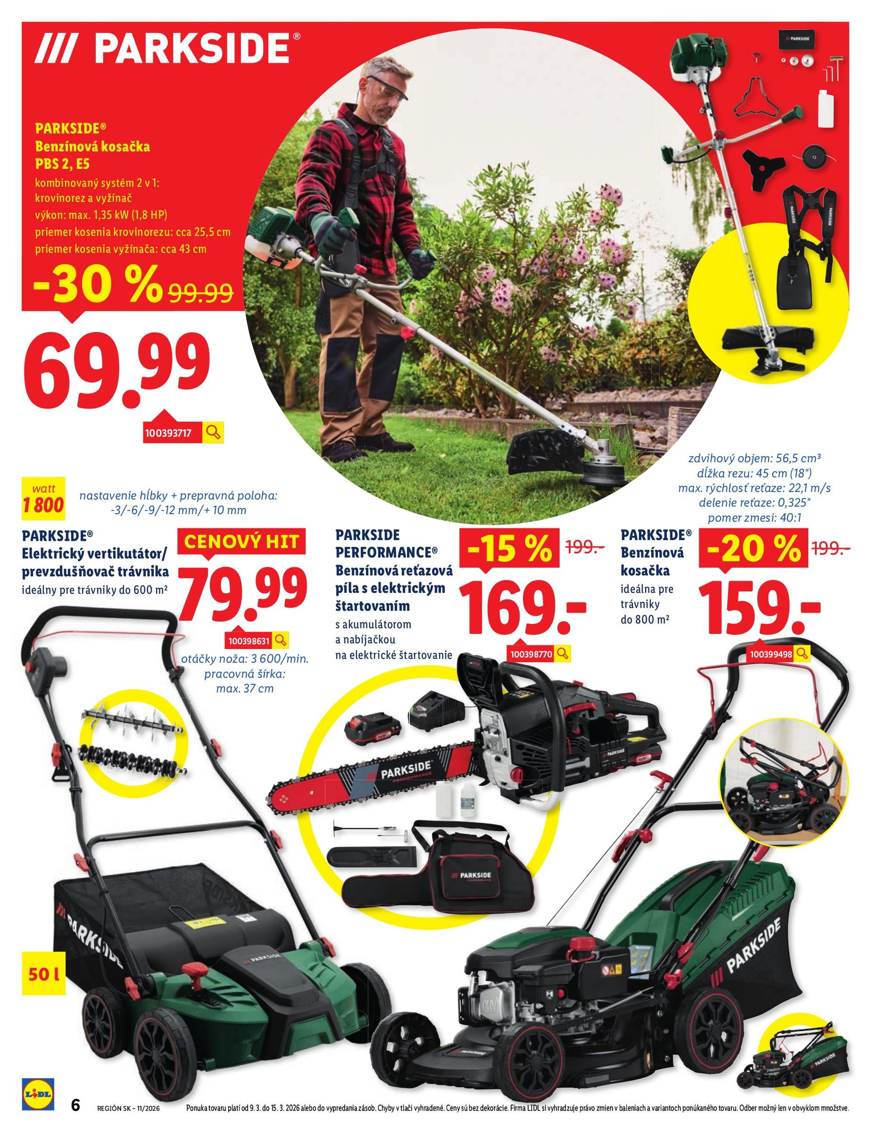 Page 6 of Aktuálny lidl leták platný od pondelka 09.03 do 15.03